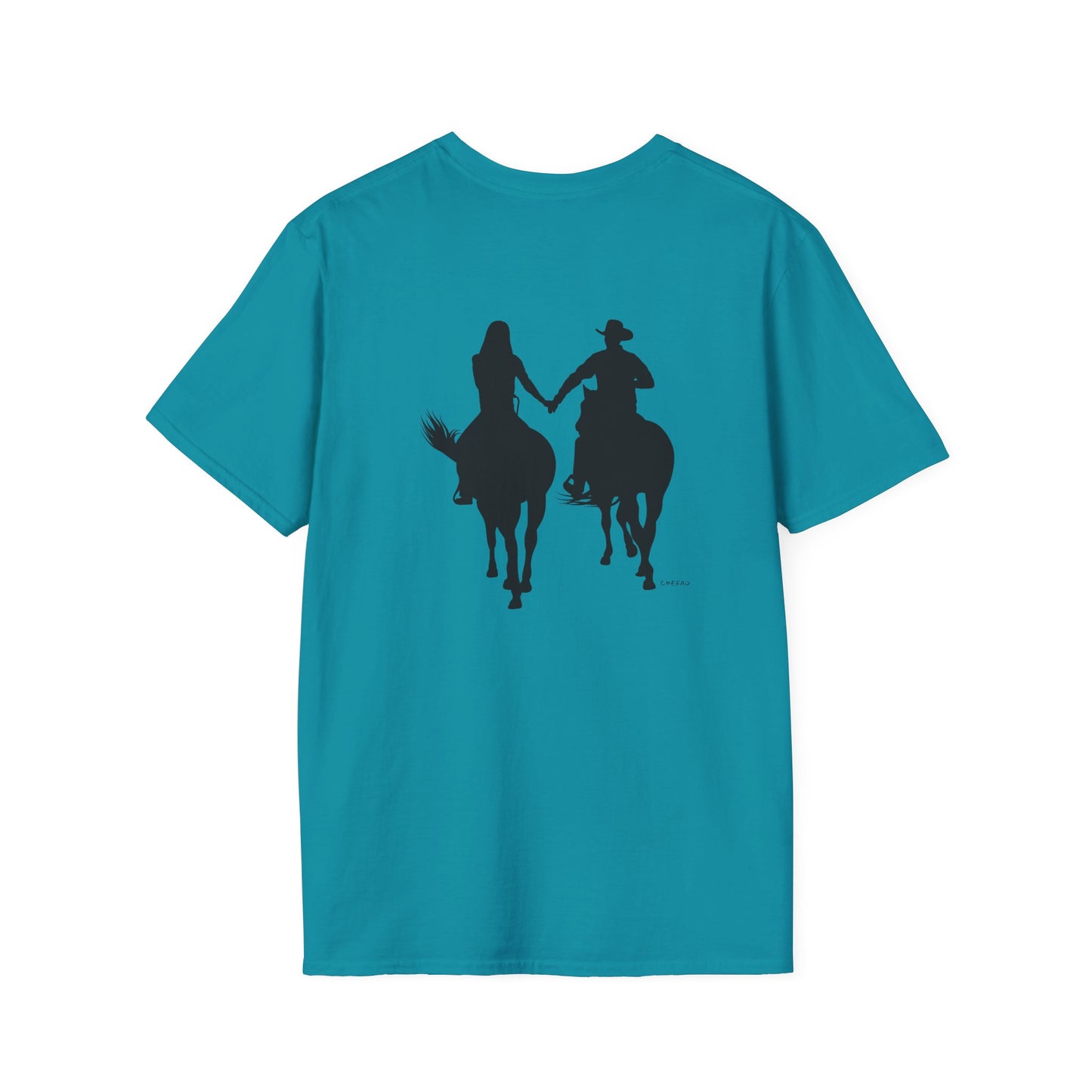 Chefao Cowboy and Cowgirl I, Unisex Softstyle T-Shirt