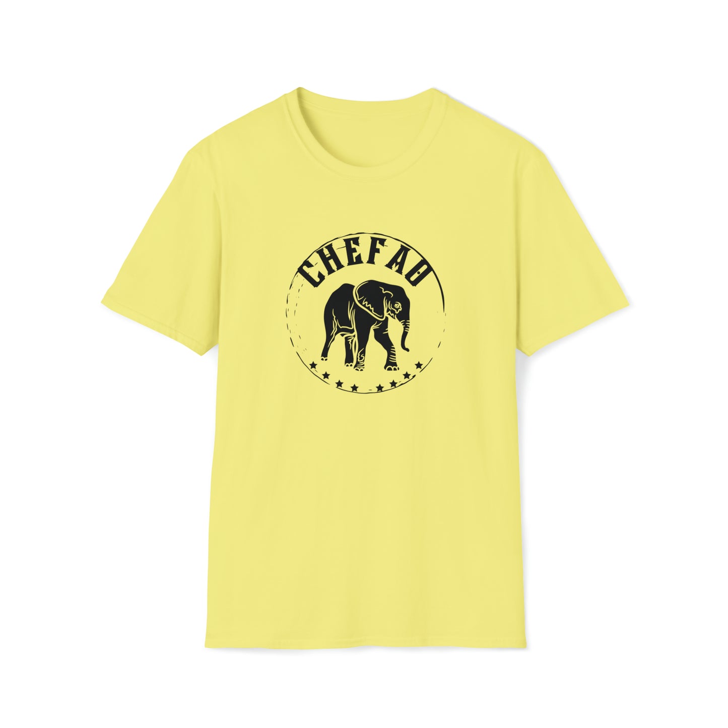 Chefao Elephant II, Unisex Softstyle T-Shirt