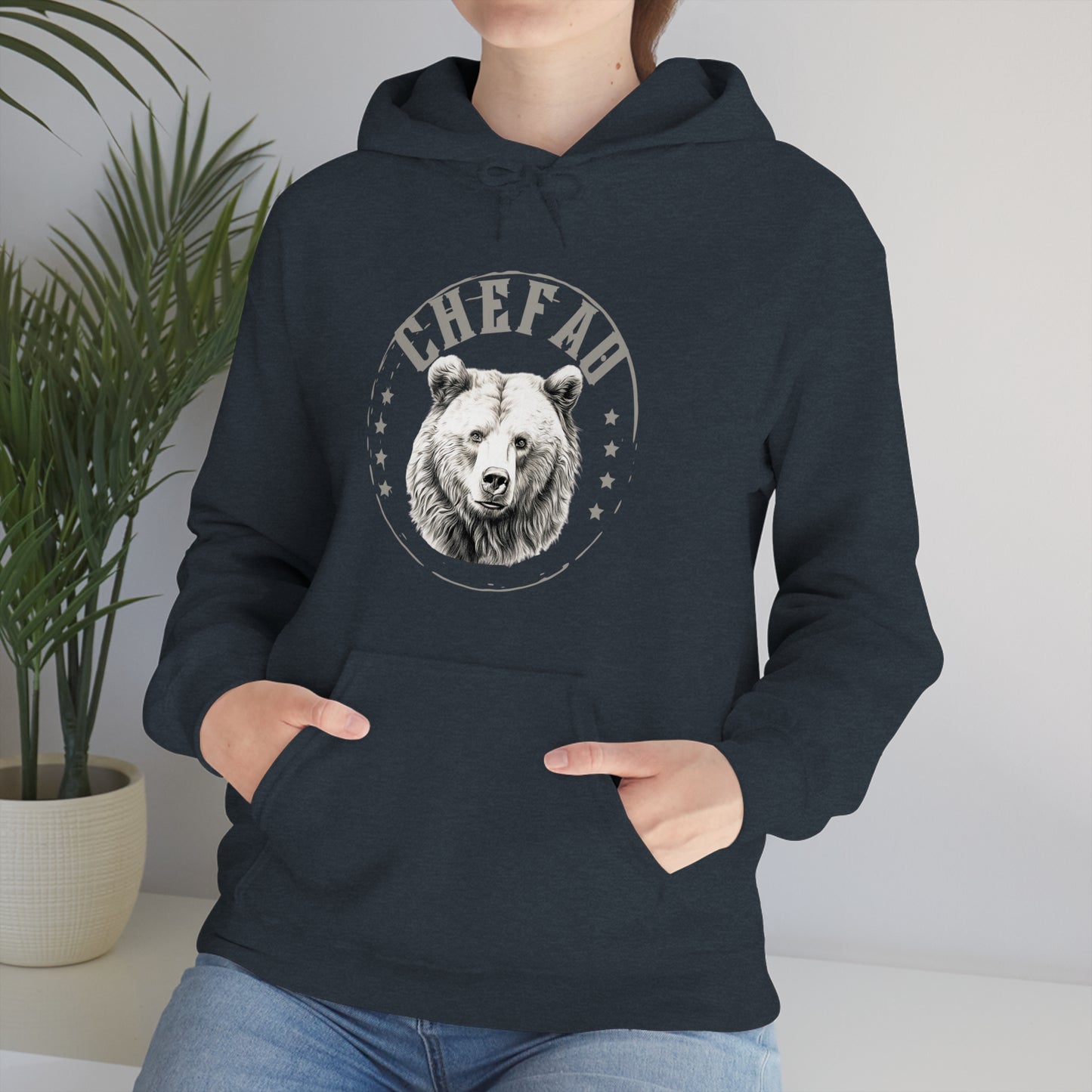 Chefao Bear I, Unisex Heavy Blend Hooded Sweatshirt