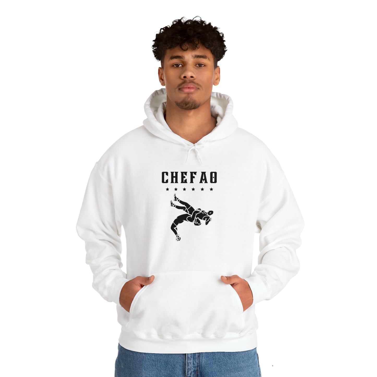 Chefao Wrestling IV, Unisex Heavy Blend Hooded Sweatshirt