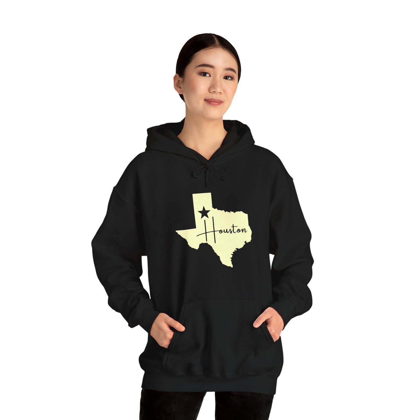 Chefao Houston, Texas I, Unisex Heavy Blend Hooded Sweatshirt