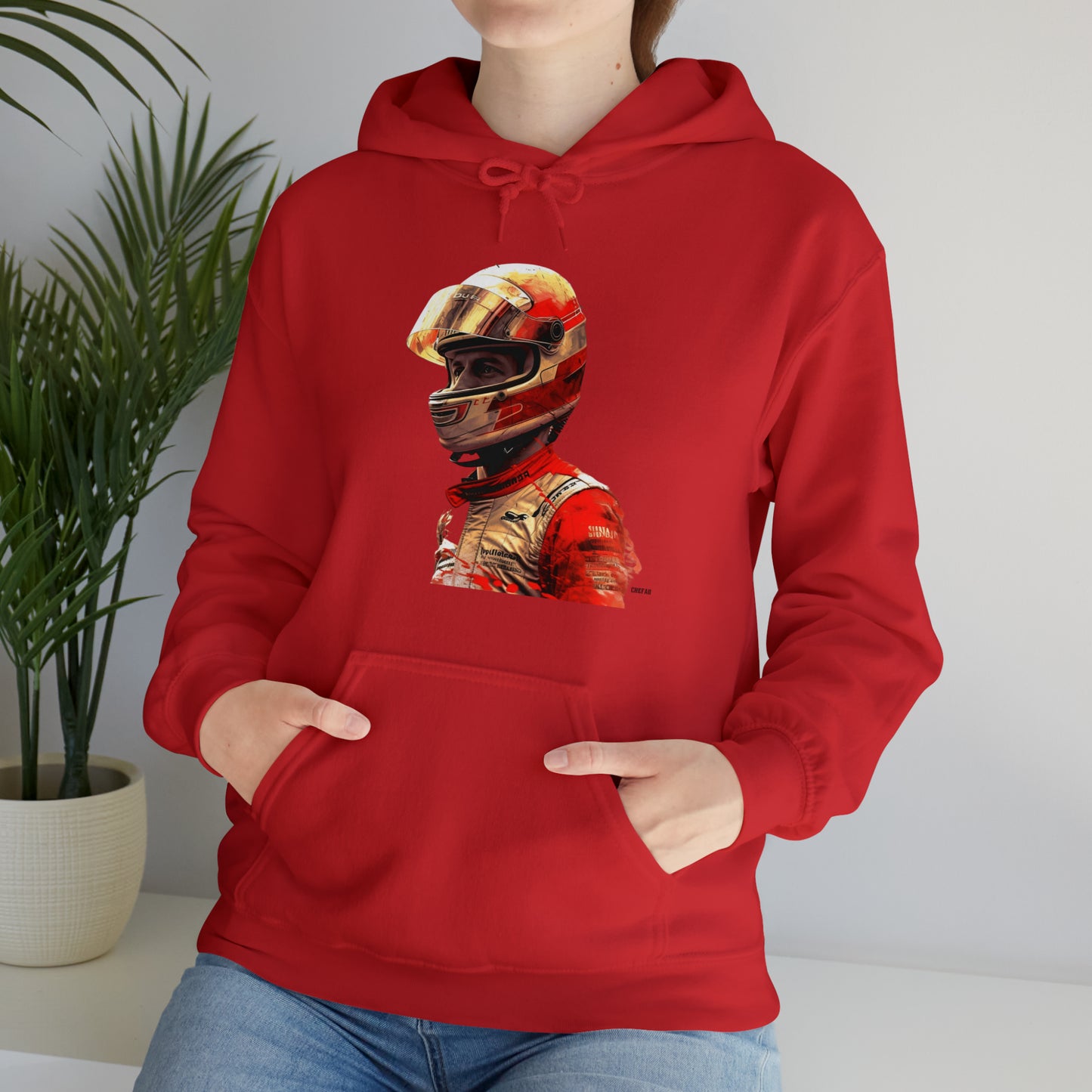 Racecar Driver, Unisex Heavy Blend Hooded Sweatshirt