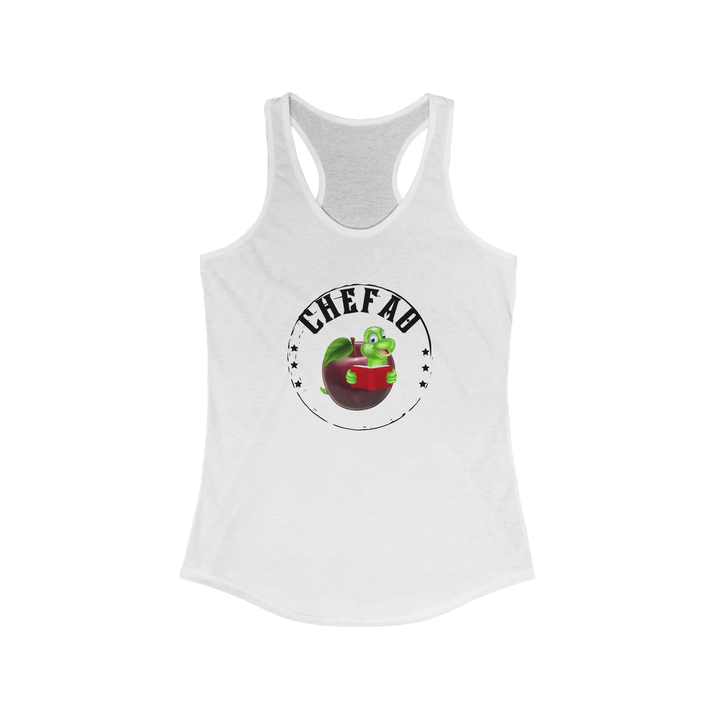 Chefao Bookworm II, Women's Racerback Tank