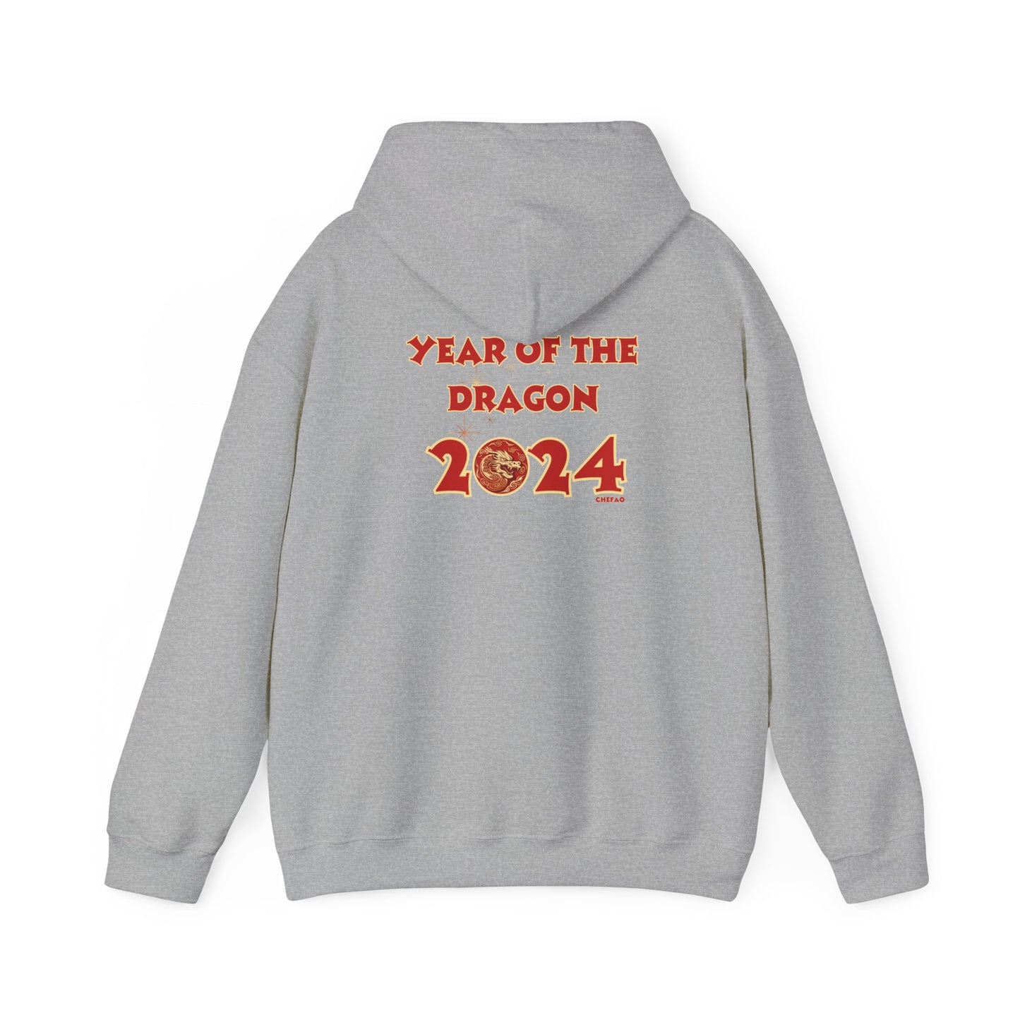Year of the Dragon 2024, Unisex Heavy Blend Hooded Sweatshirt
