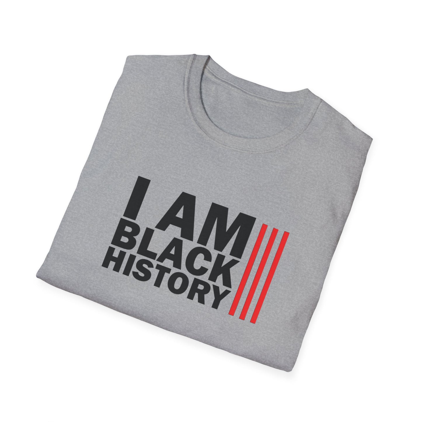 Chefao I Am Black History I, Unisex Softstyle T-Shirt