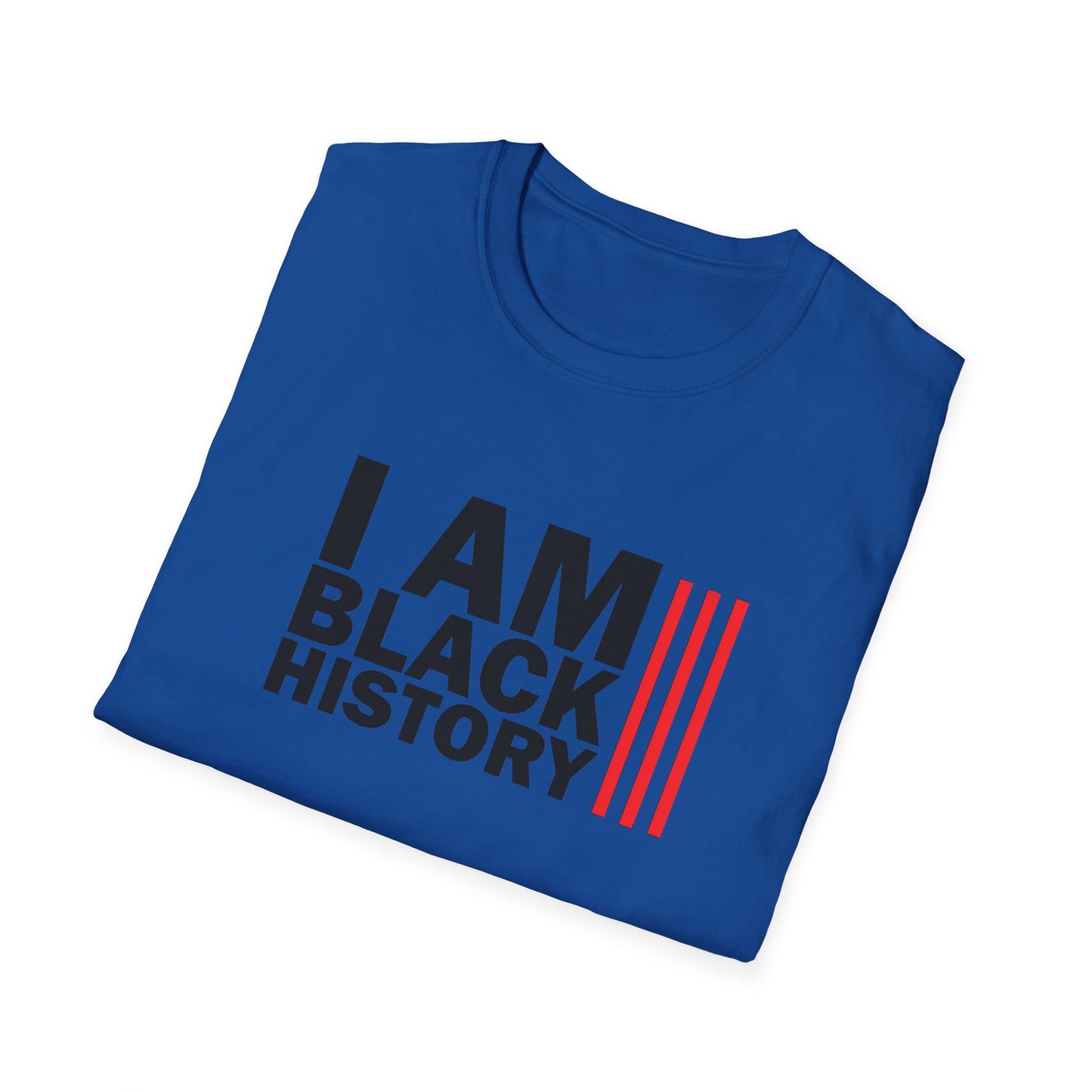 Chefao I Am Black History I, Unisex Softstyle T-Shirt
