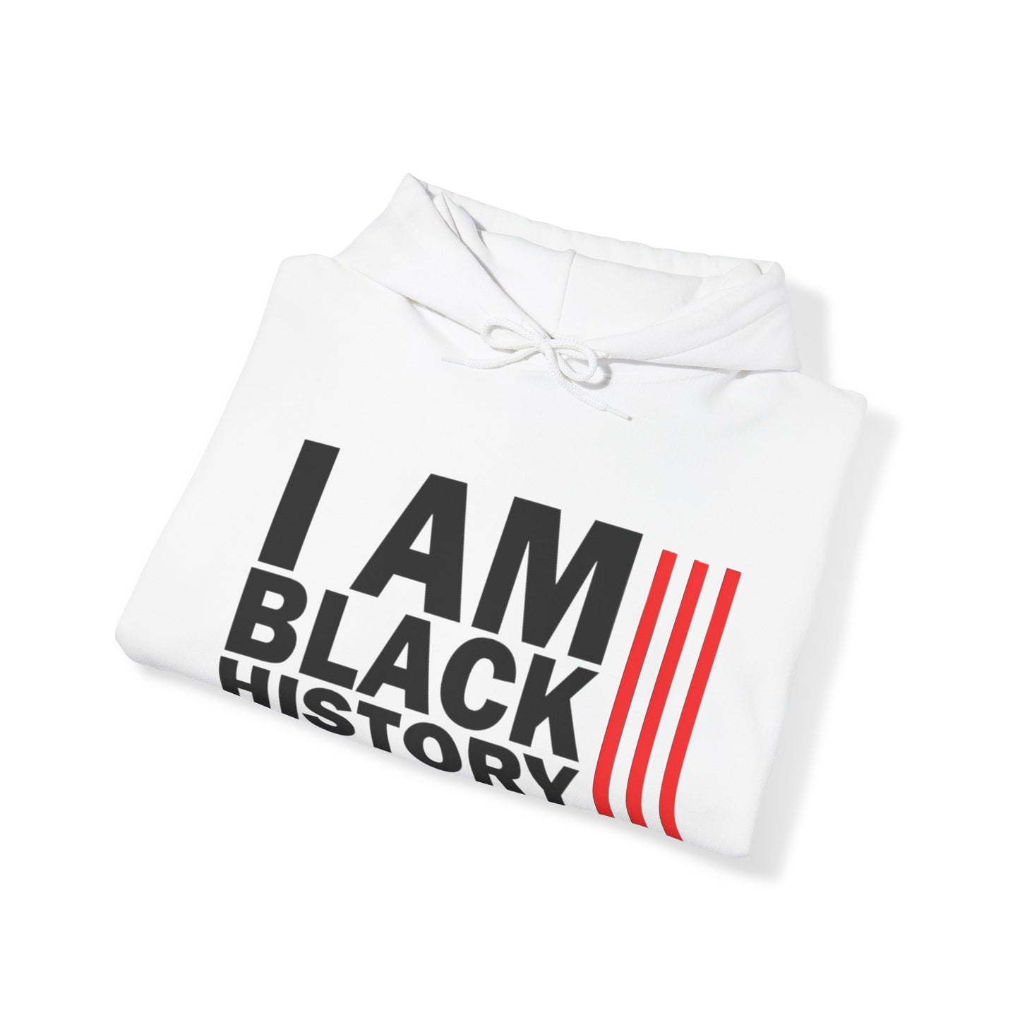 Chefao I Am Black History I, Unisex Heavy Blend Hooded Sweatshirt