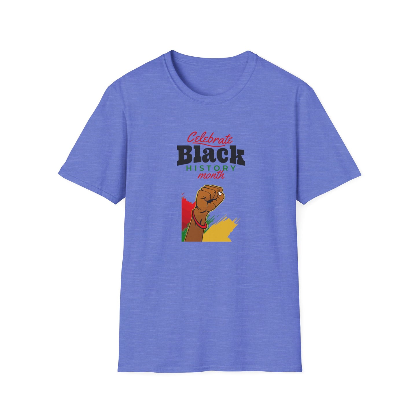 Celebrate Black History Month I, Unisex Softstyle T-Shirt