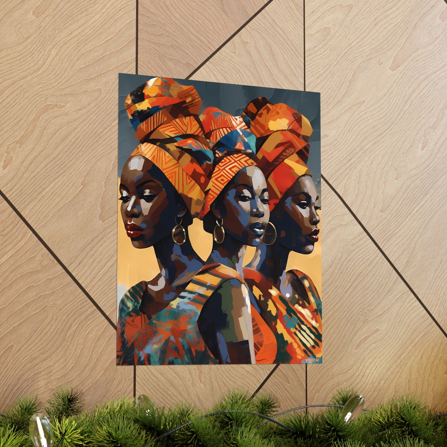 African Women, Premium Matte Vertical Posters