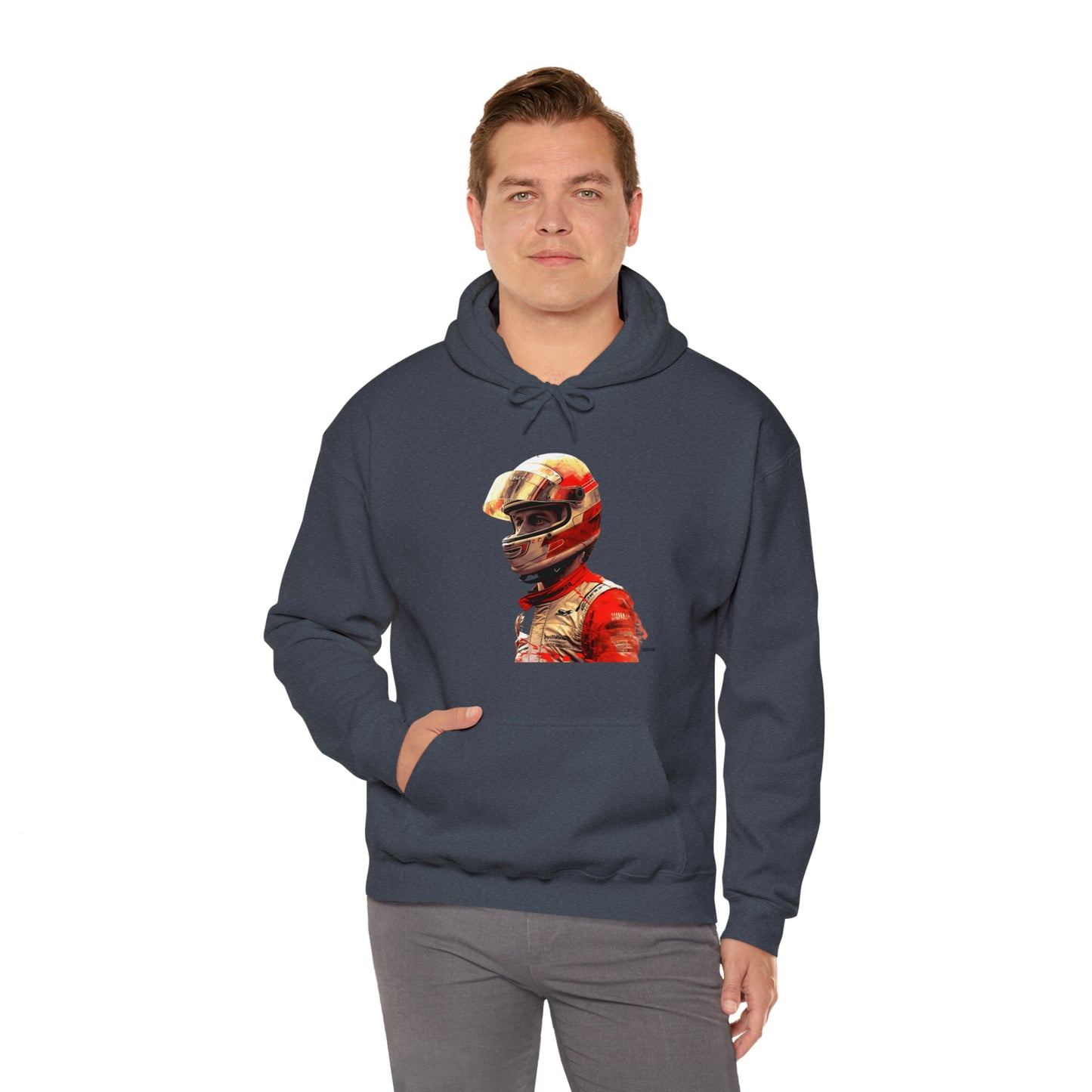 Racecar Driver, Unisex Heavy Blend Hooded Sweatshirt