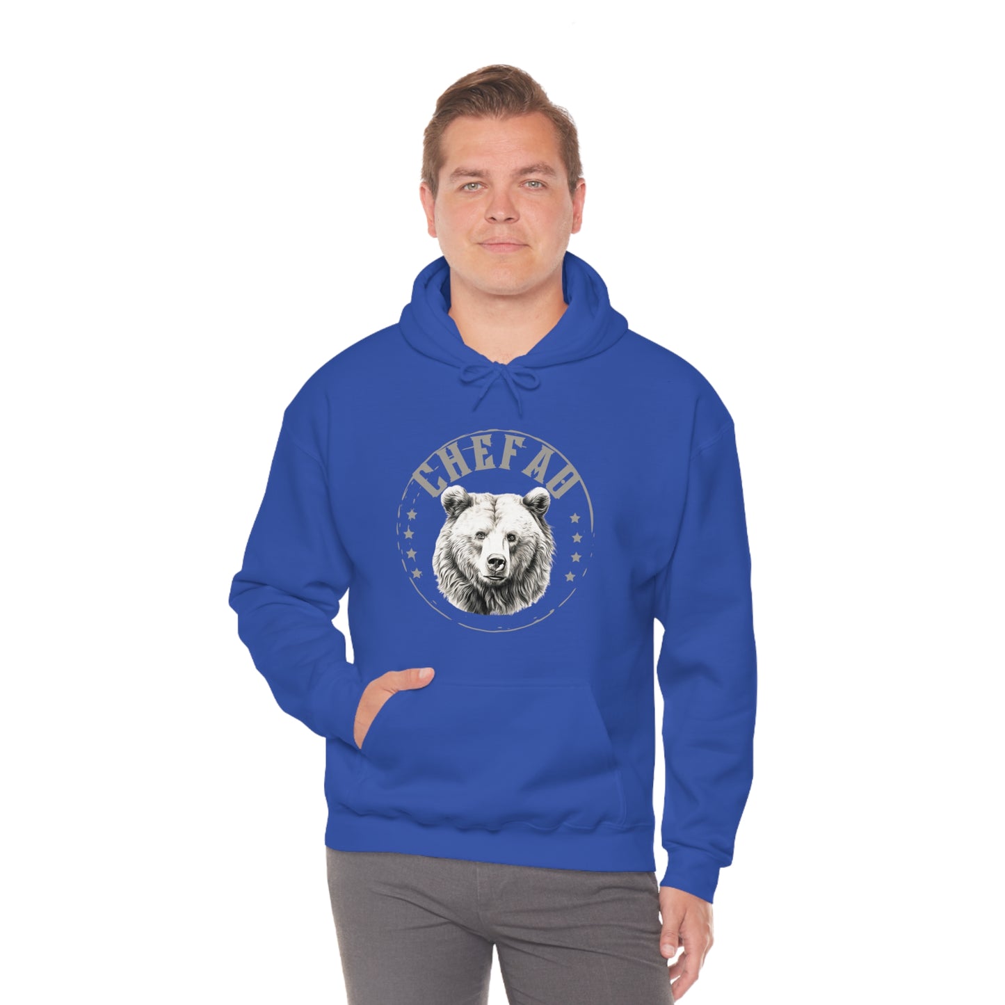 Chefao Bear I, Unisex Heavy Blend Hooded Sweatshirt
