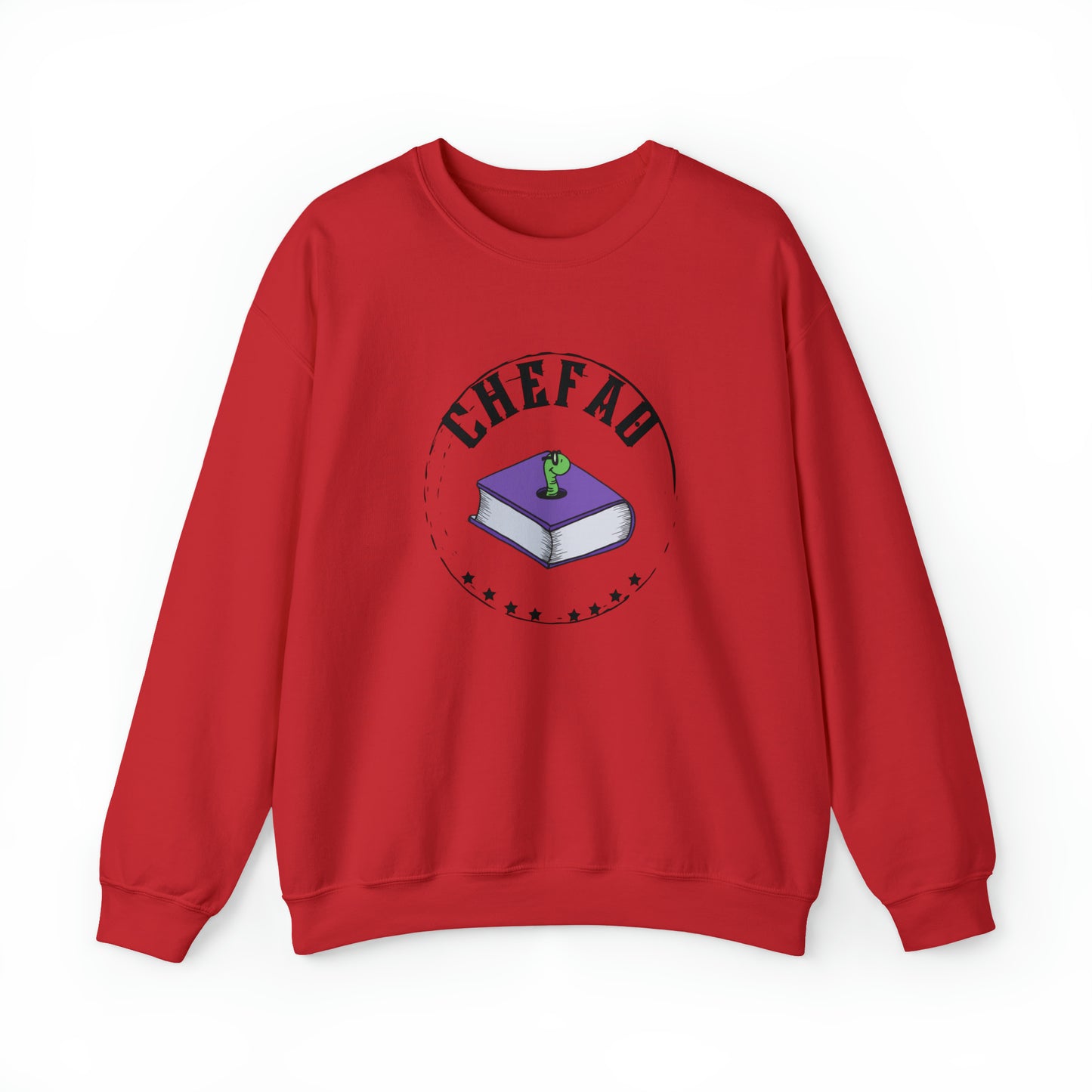 Chefao Bookworm I, Unisex Heavy Blend Crewneck Sweatshirt