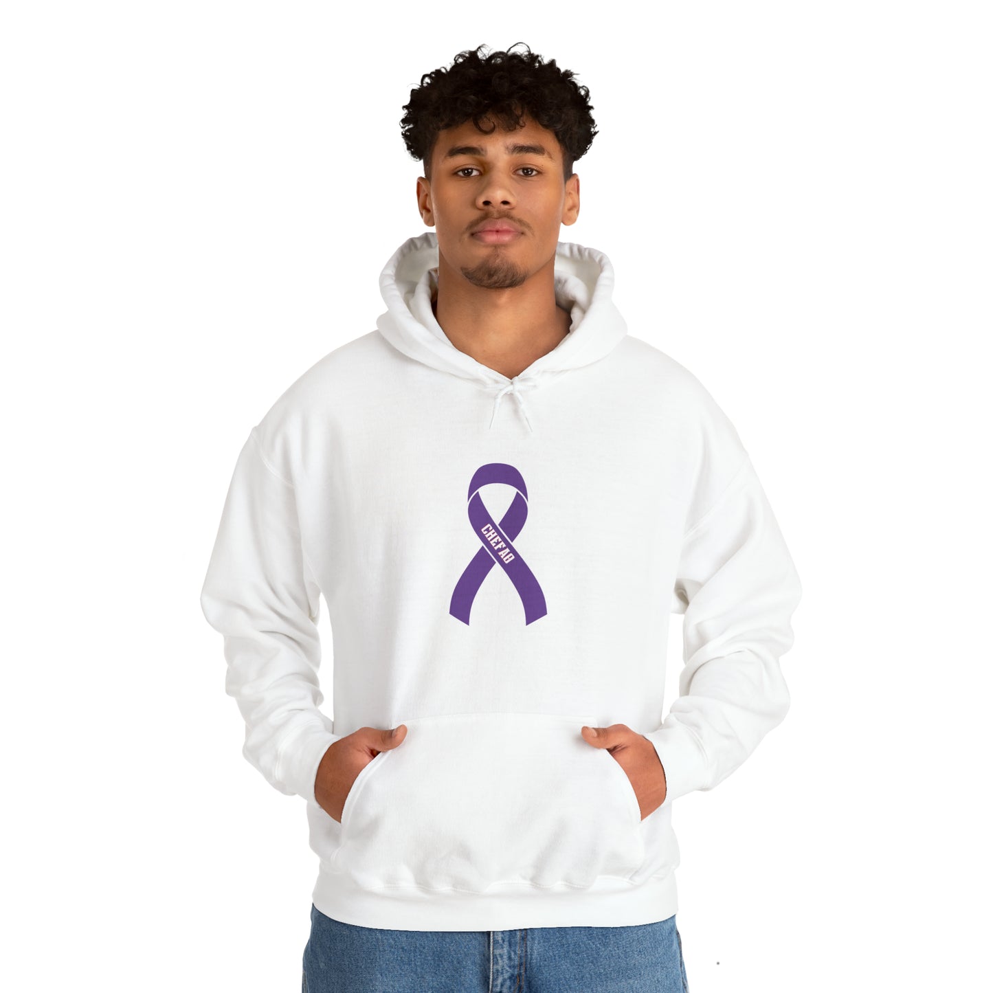 Chefao Cancer Awareness I, Unisex Heavy Blend™ Hooded Sweatshirt