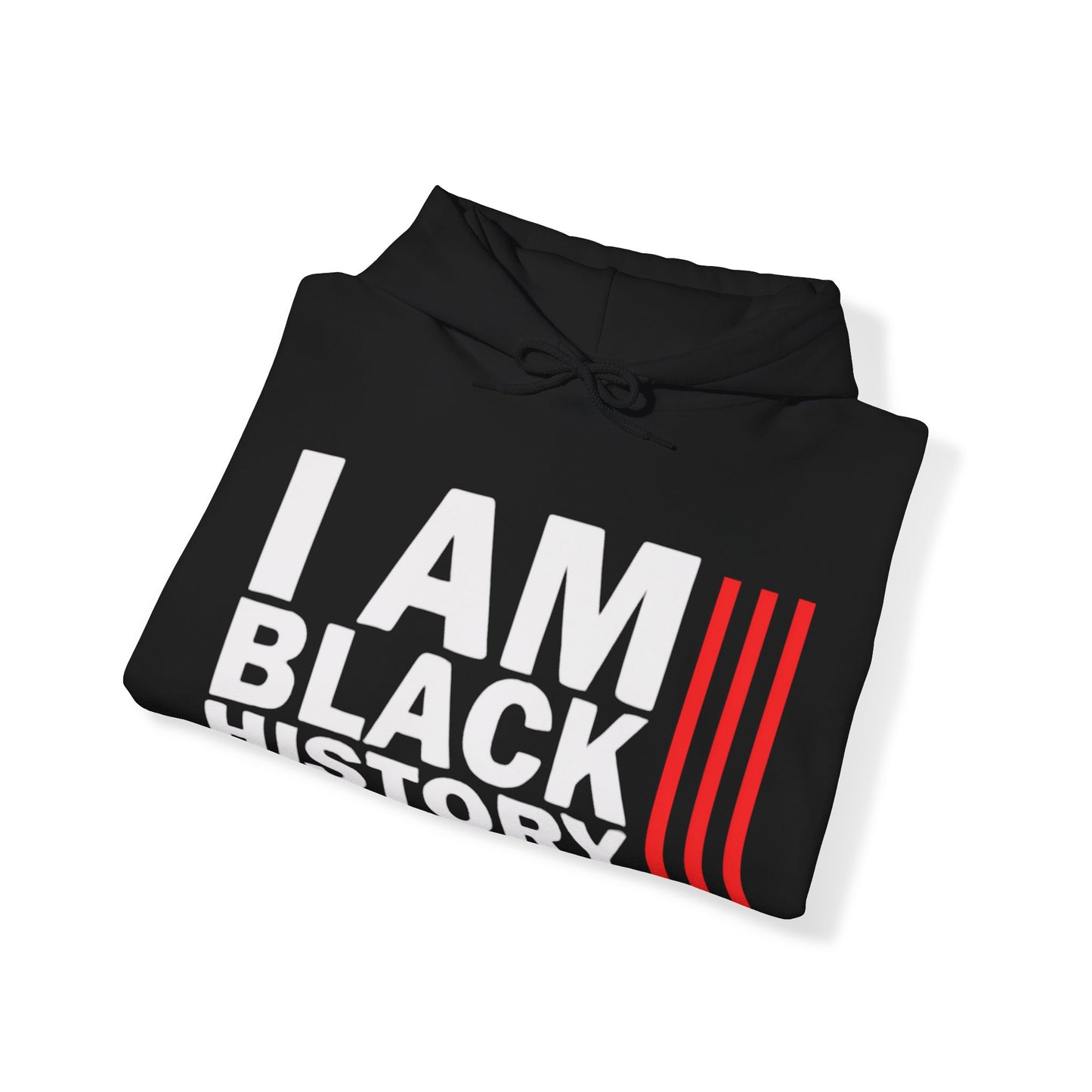 Chefao I Am Black History I, Unisex Heavy Blend Hooded Sweatshirt