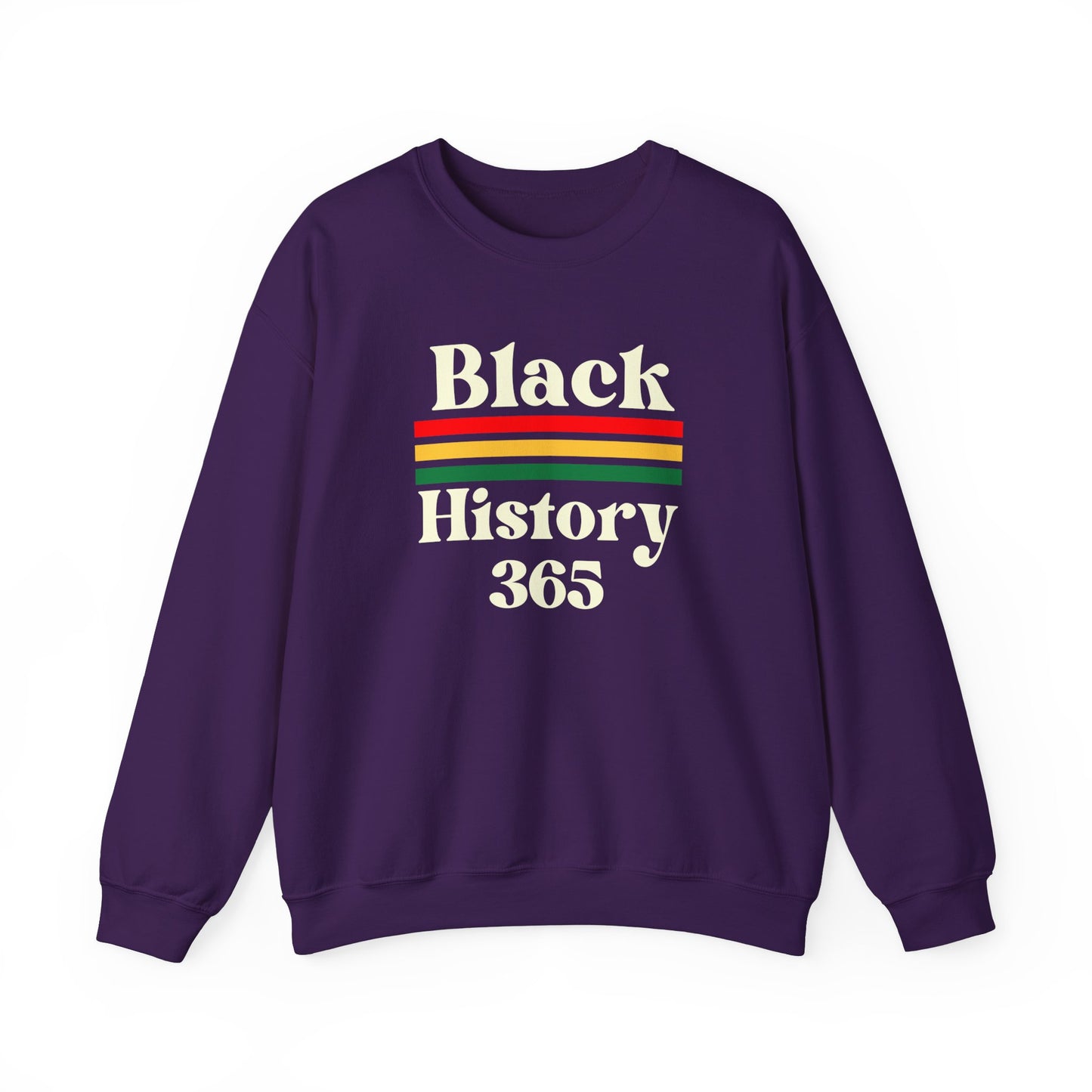 Chefao Black History 365, Unisex Heavy Blend™ Crewneck Sweatshirt