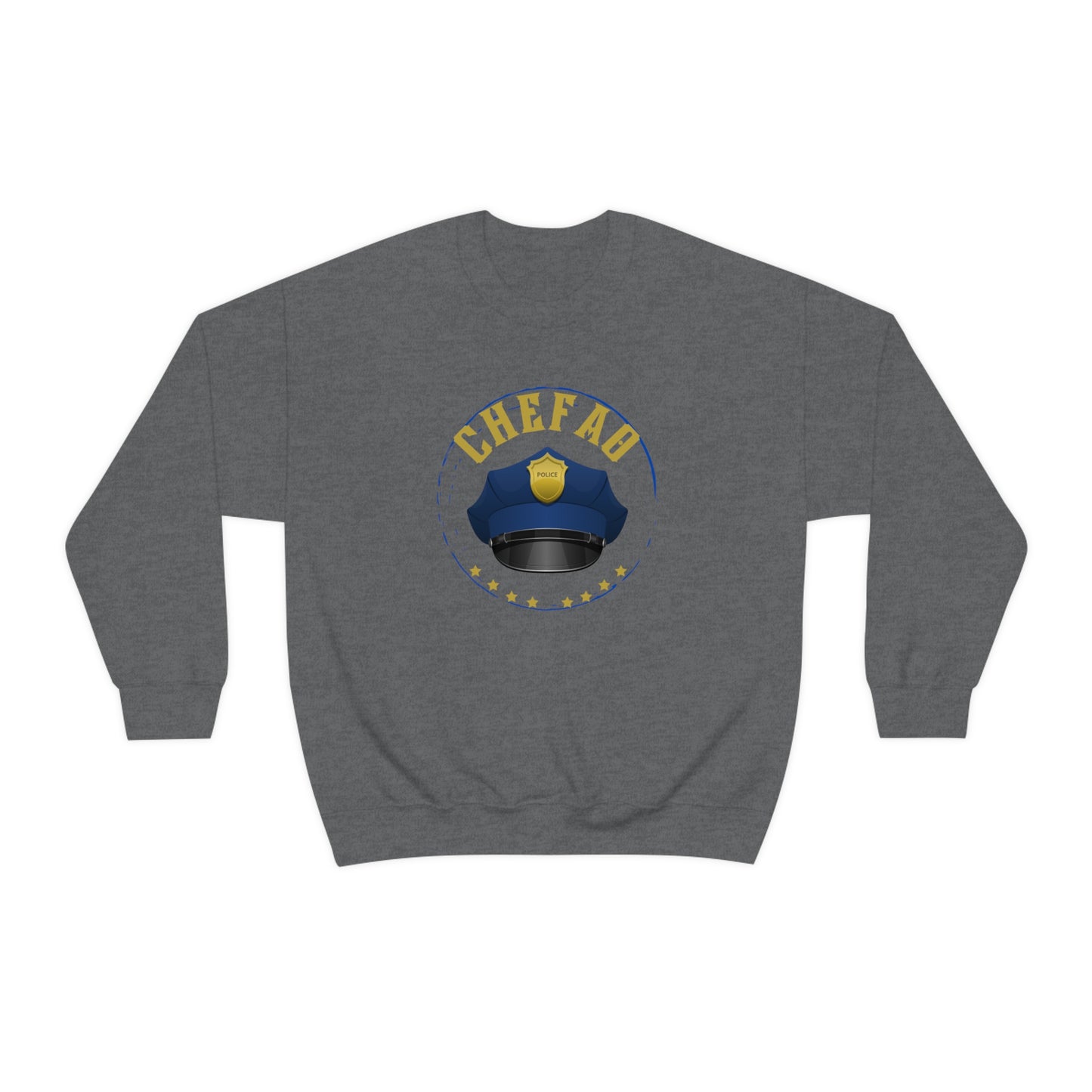 Chefao Police III, Unisex Heavy Blend Crewneck Sweatshirt