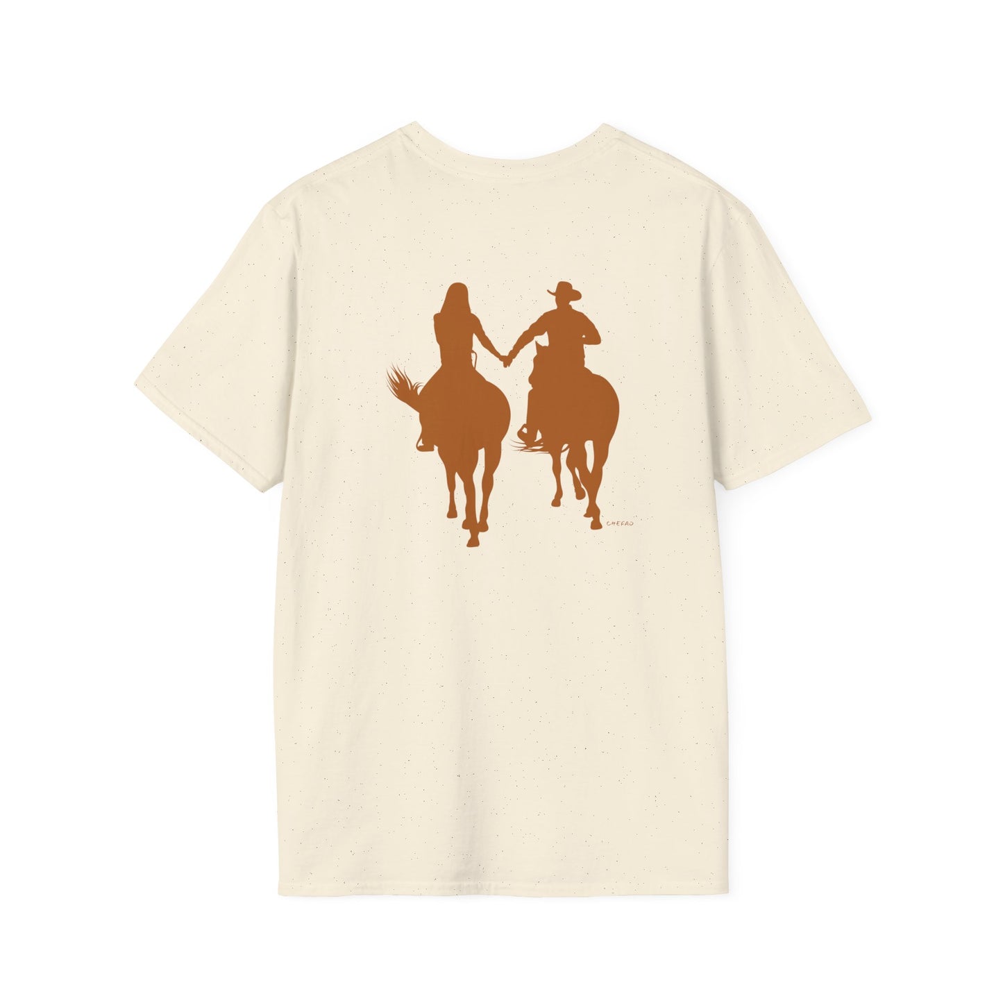 Chefao Cowboy and Cowgirl I, Unisex Softstyle T-Shirt