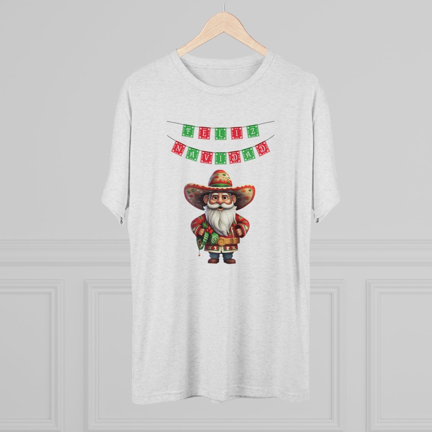 Feliz Navidad I, Unisex Tri-Blend Crew Tee