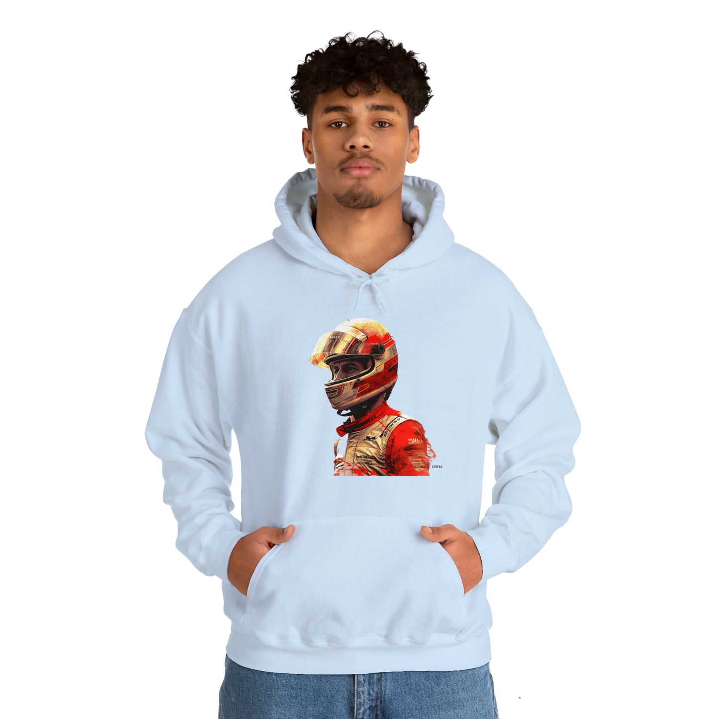 Racecar Driver, Unisex Heavy Blend Hooded Sweatshirt