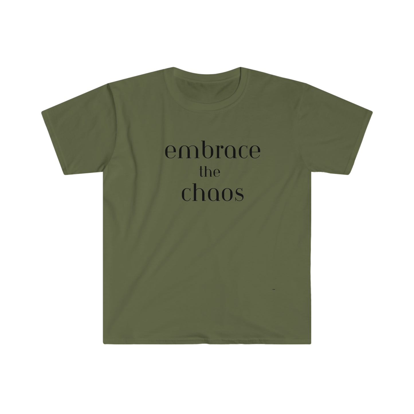 Embrace the Chaos, Unisex Softstyle T-Shirt