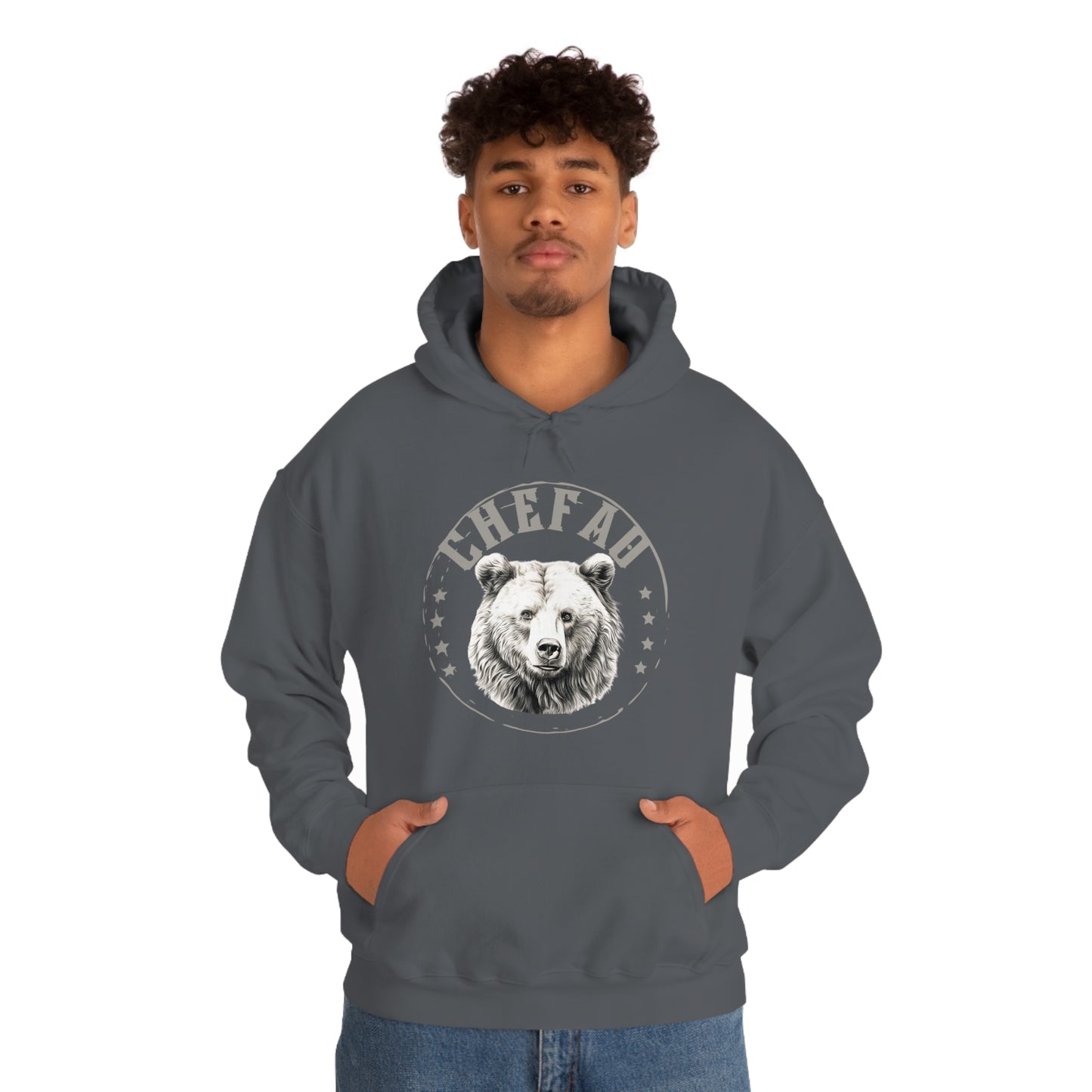 Chefao Bear I, Unisex Heavy Blend Hooded Sweatshirt