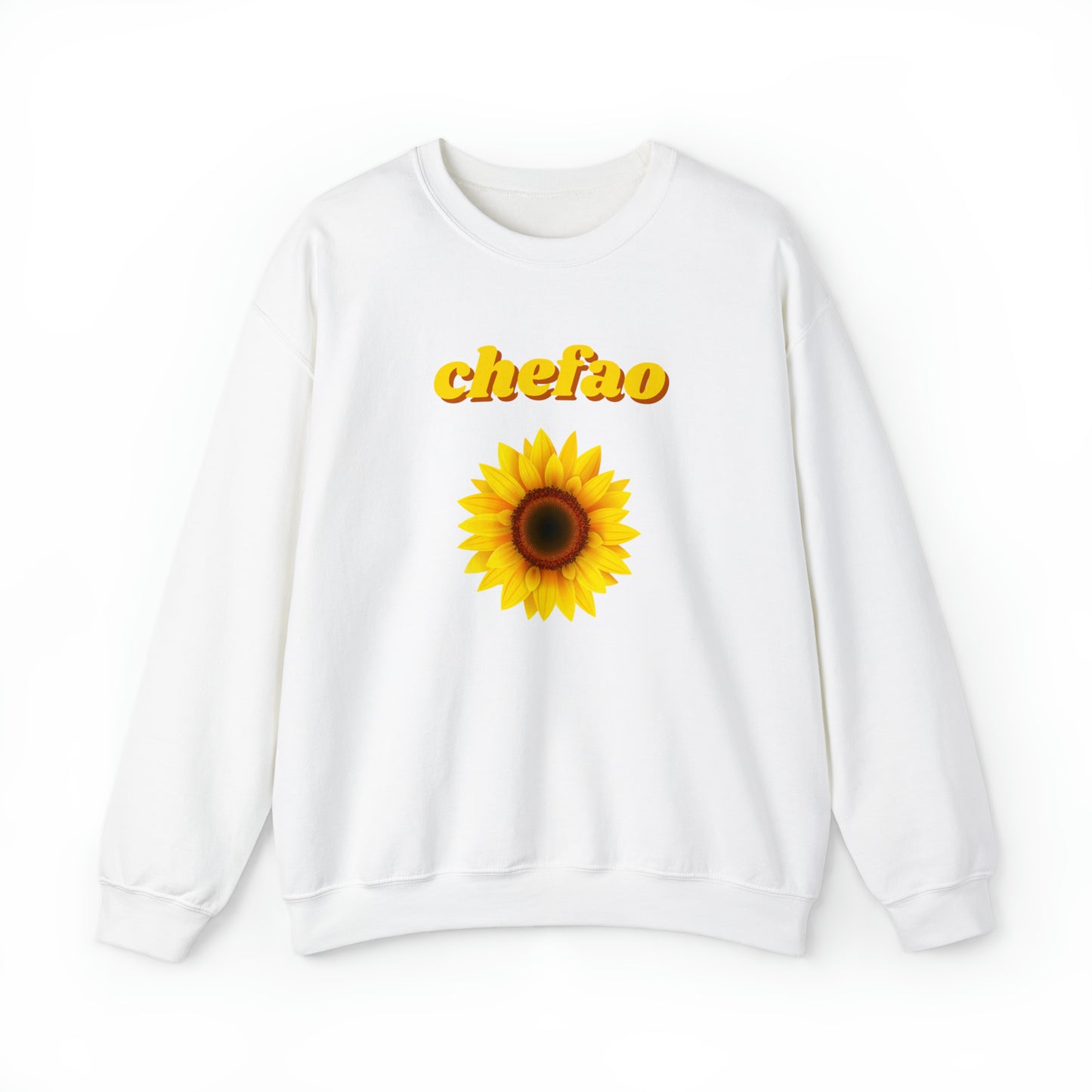 Chefao Sunflower I, Unisex Heavy Blend Crewneck Sweatshirt