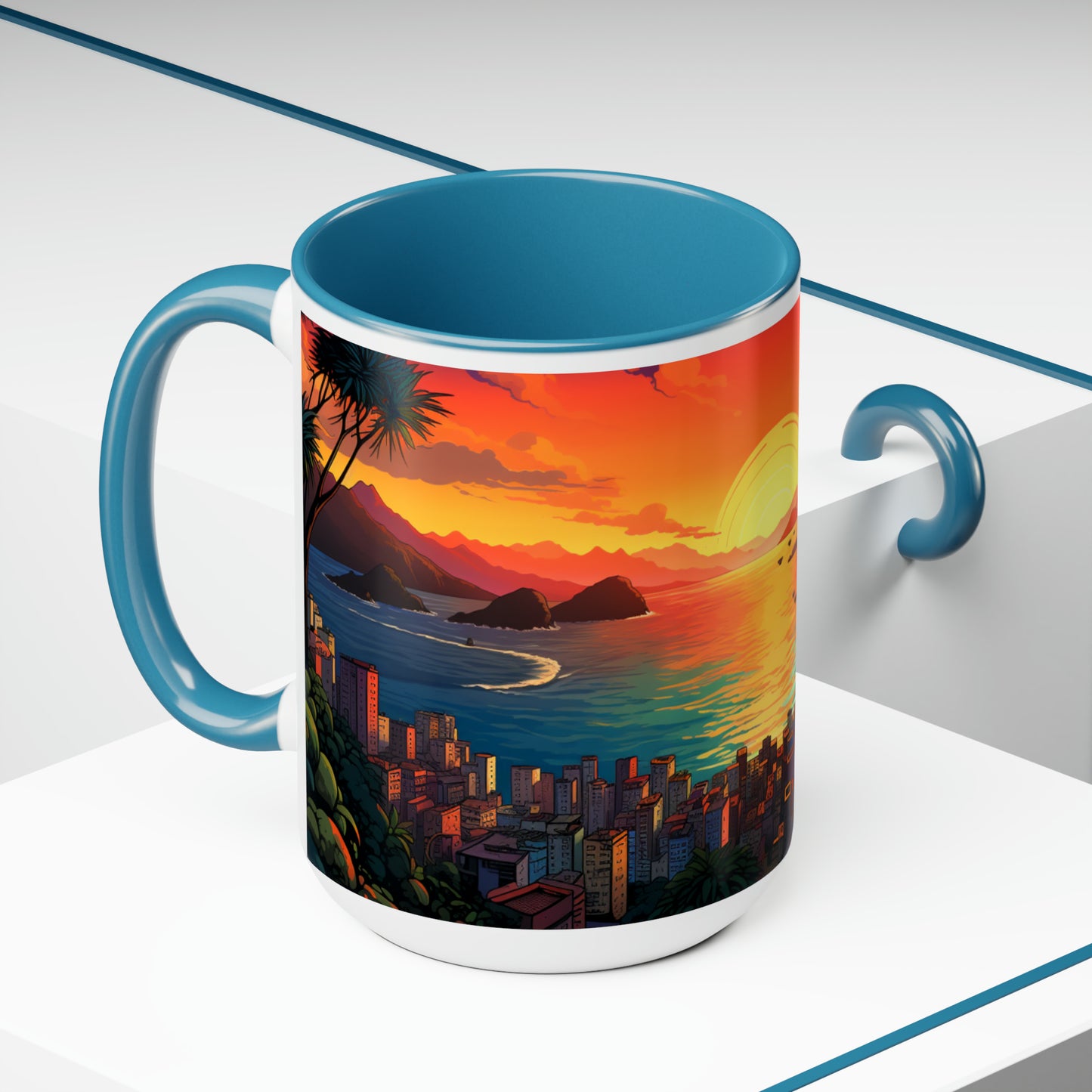 Sun Rise Rio, Coffee Mug, 15oz