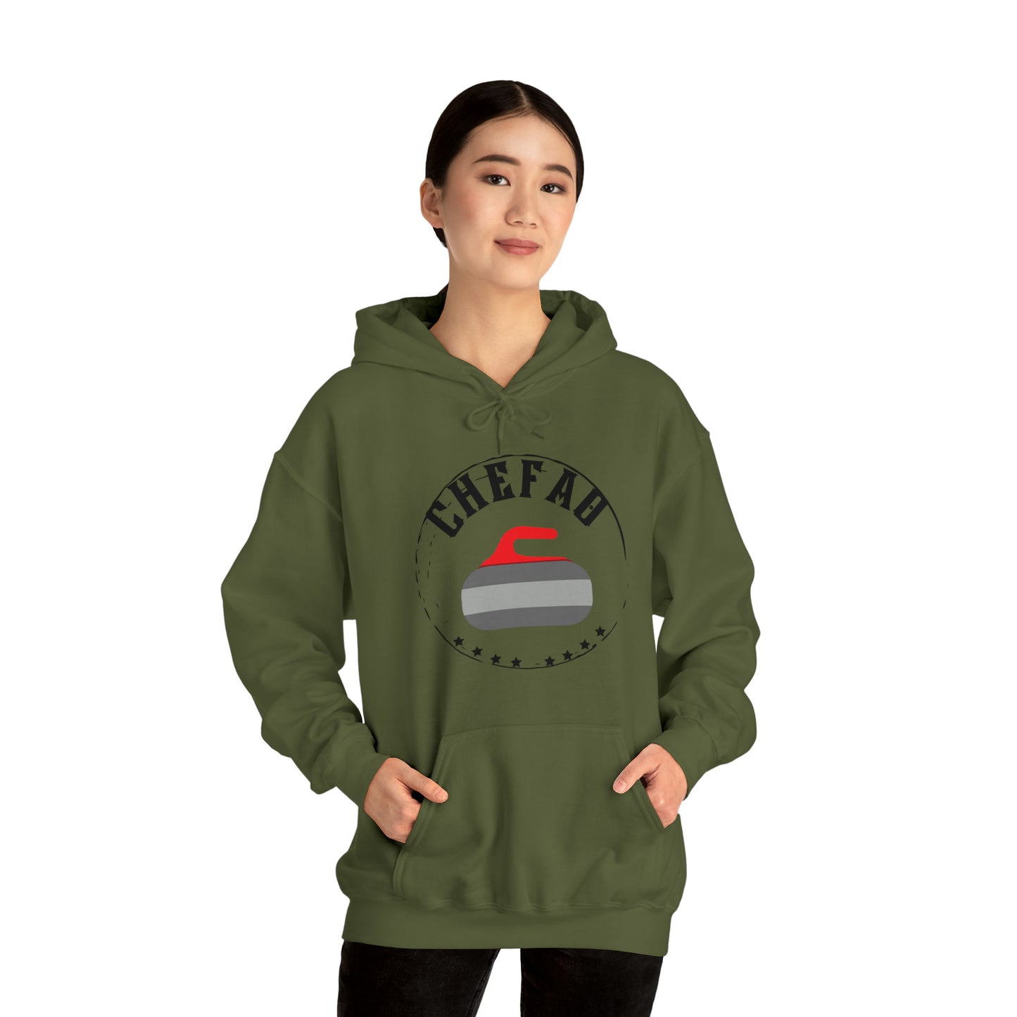 Chefao Curling I, Unisex Heavy Blend Hooded Sweatshirt