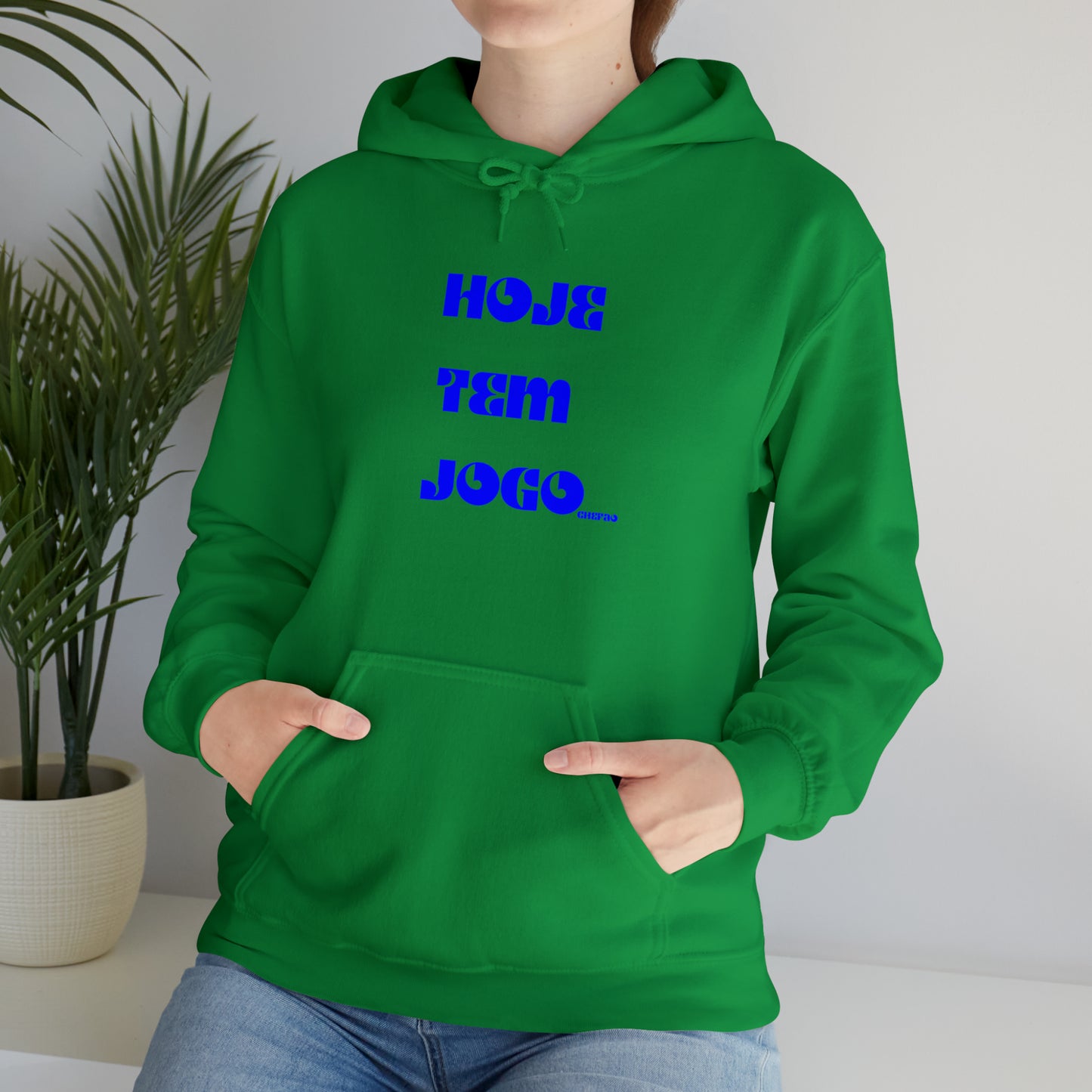Hoje Tem Jogo I, Unisex Heavy Blend Hooded Sweatshirt