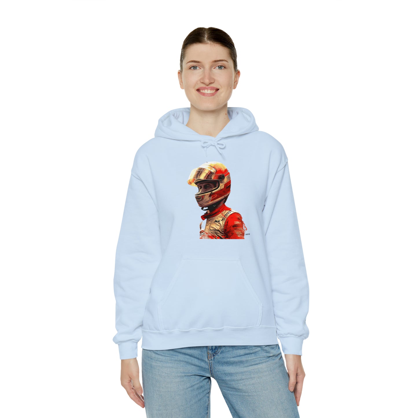 Racecar Driver, Unisex Heavy Blend Hooded Sweatshirt