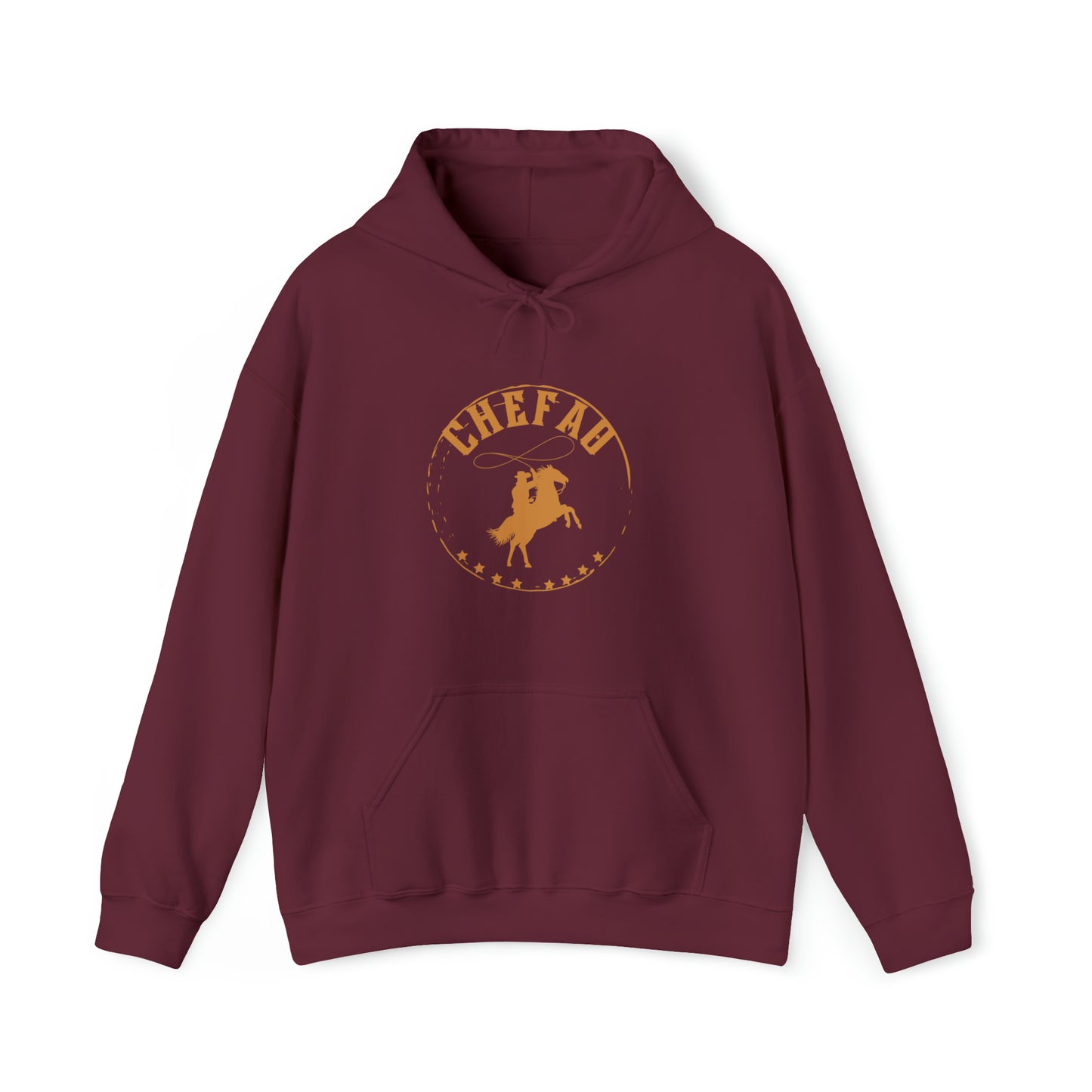 Chefao Cowboy V, Unisex Heavy Blend Hooded Sweatshirt