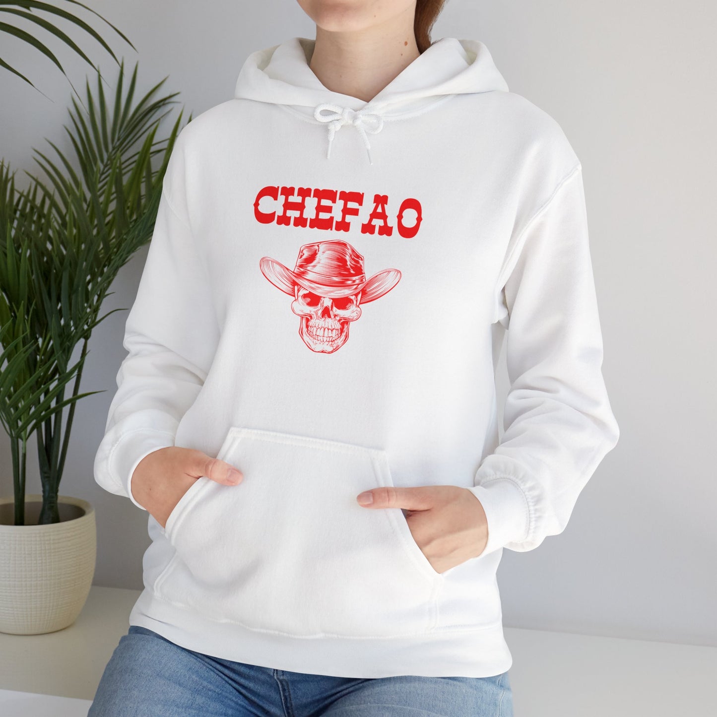Chefao Cowboy VII, Unisex Heavy Blend Hooded Sweatshirt