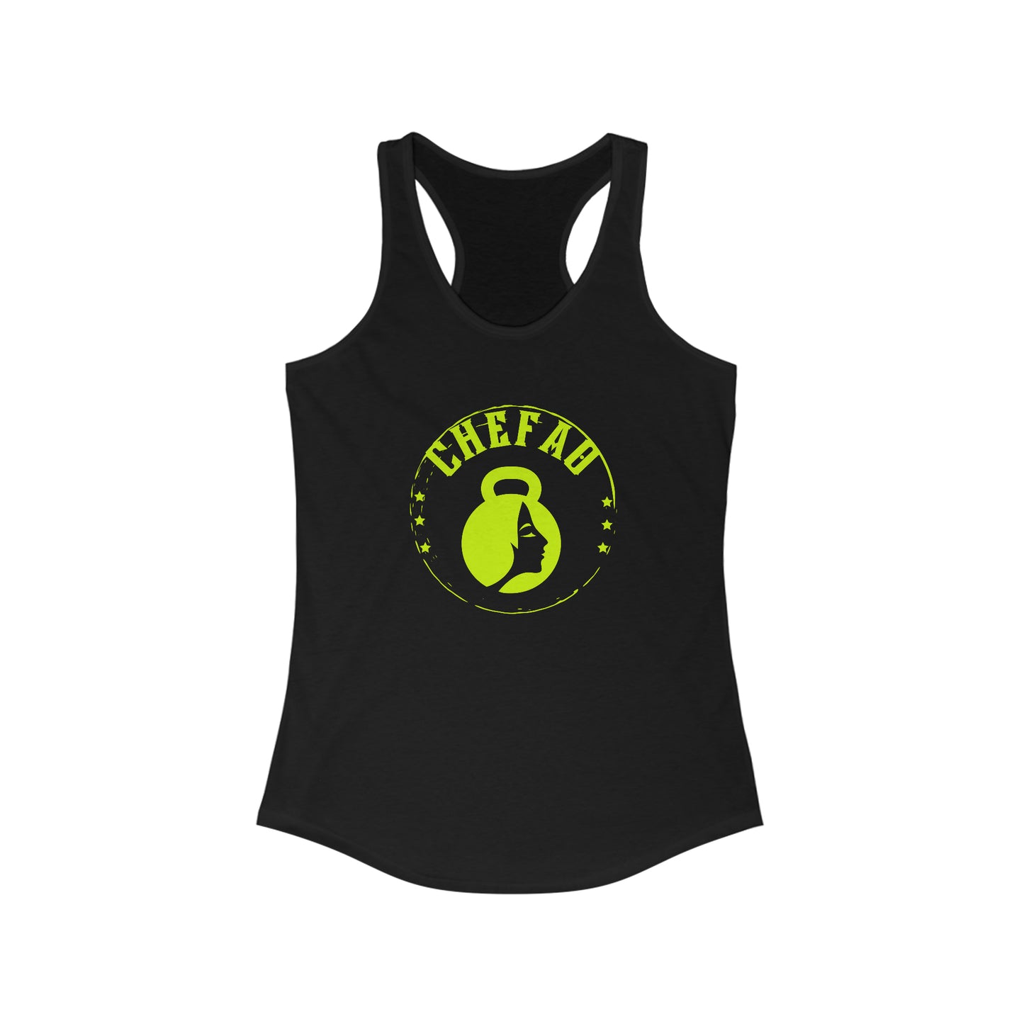 Chefao Kettlebell I, Women's Racerback Tank