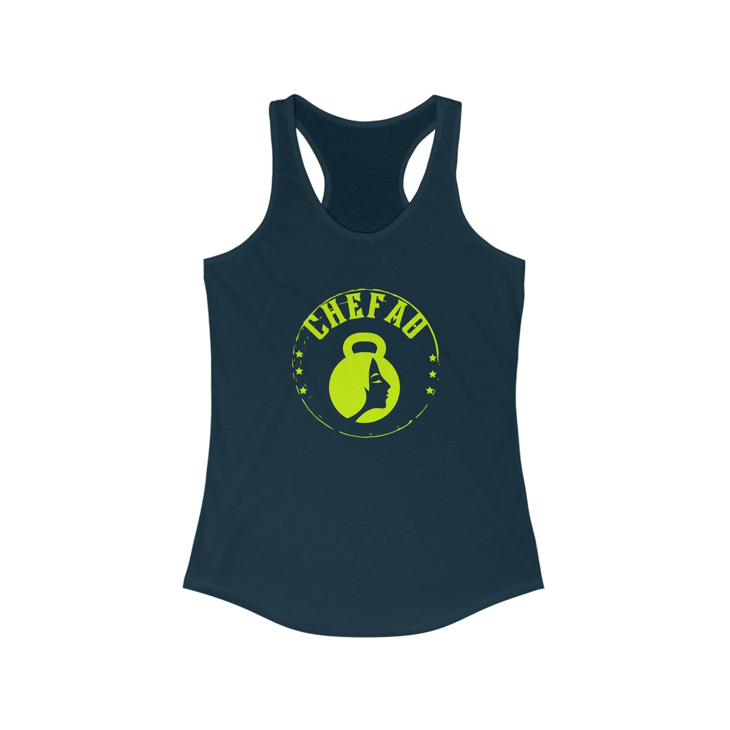 Chefao Kettlebell I, Women's Racerback Tank