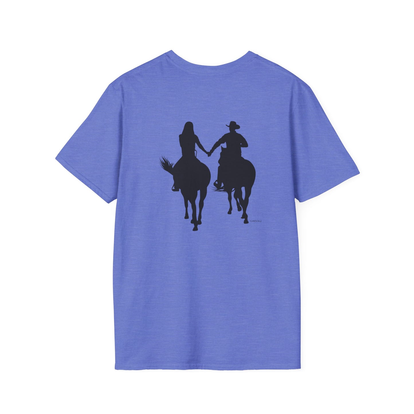 Chefao Cowboy and Cowgirl I, Unisex Softstyle T-Shirt