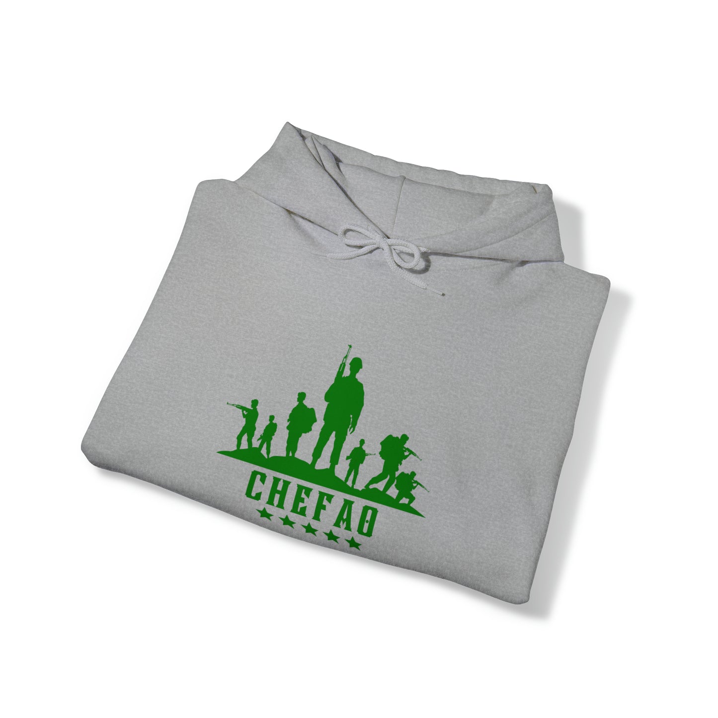 Chefao Military III, Unisex Heavy Blend Hooded Sweatshirt