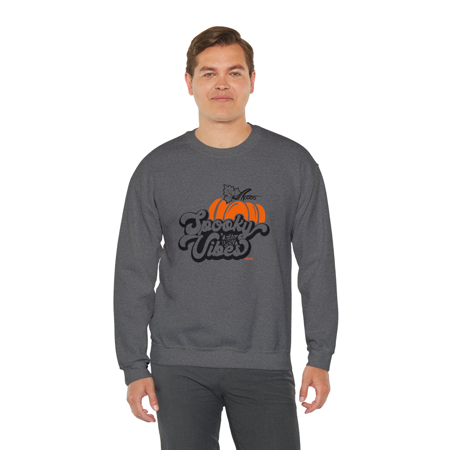 Spooky Vibes, Unisex Heavy Blend Crewneck Sweatshirt