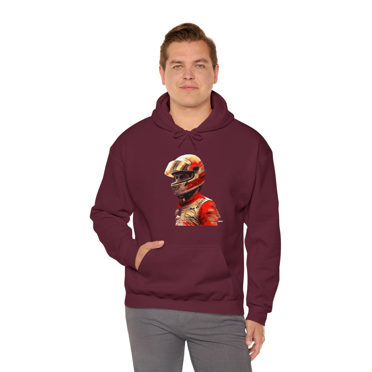Racecar Driver, Unisex Heavy Blend Hooded Sweatshirt