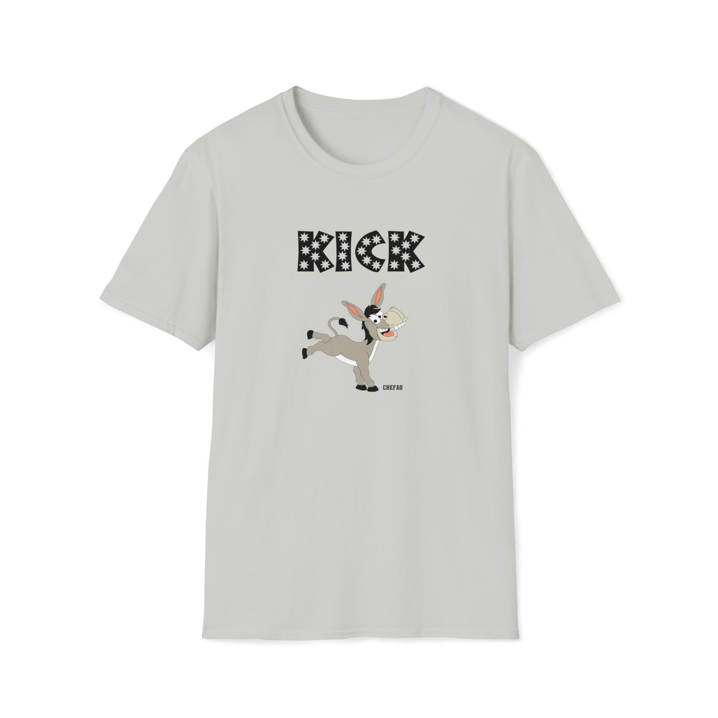 Chefao Kick I, Unisex Softstyle T-Shirt