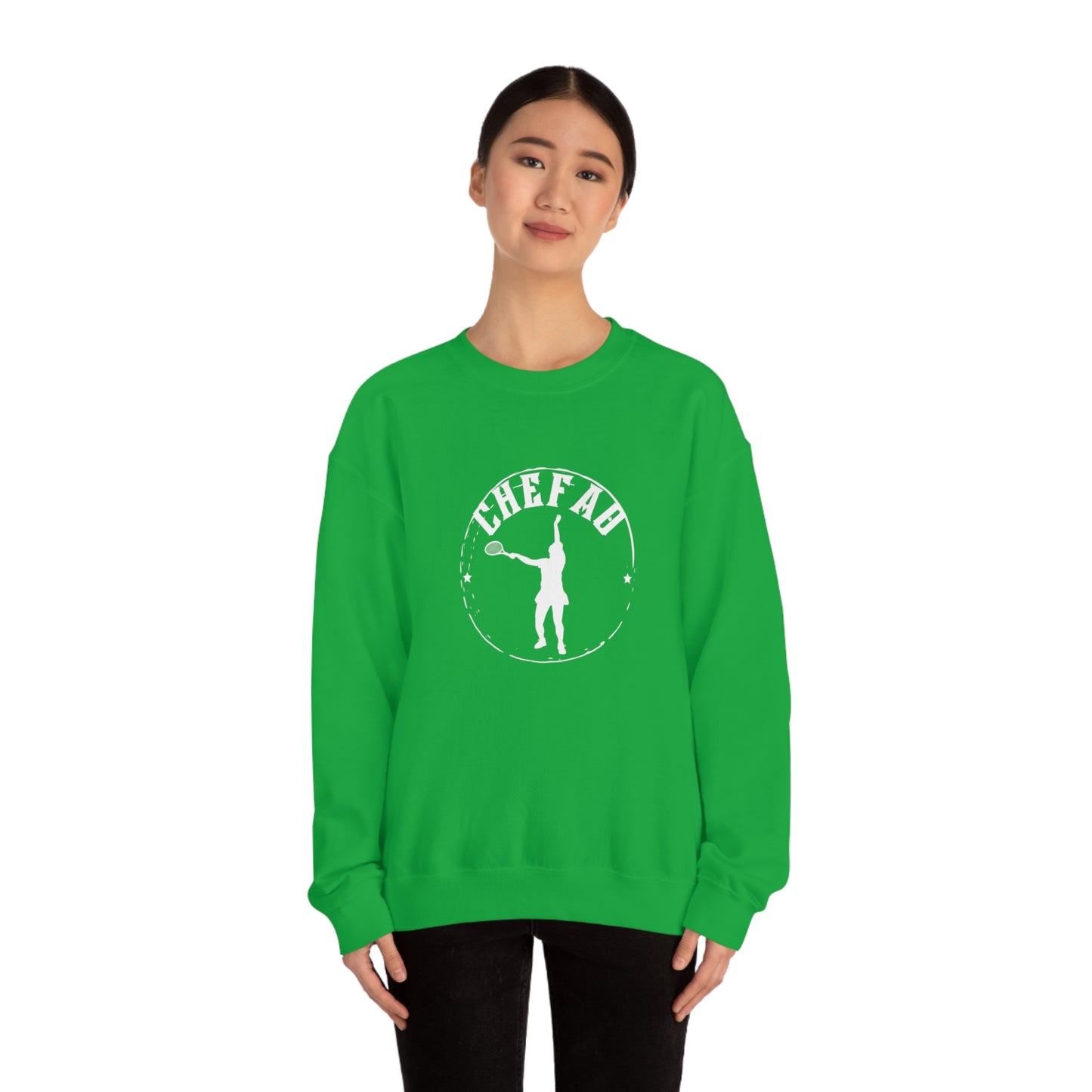 Chefao Tennis I, Unisex Heavy Blend Crewneck Sweatshirt