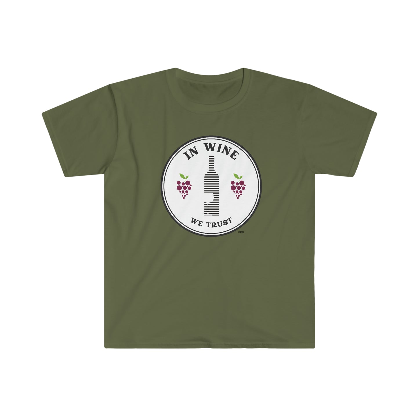 In Wine We Trust, Unisex Softstyle T-Shirt