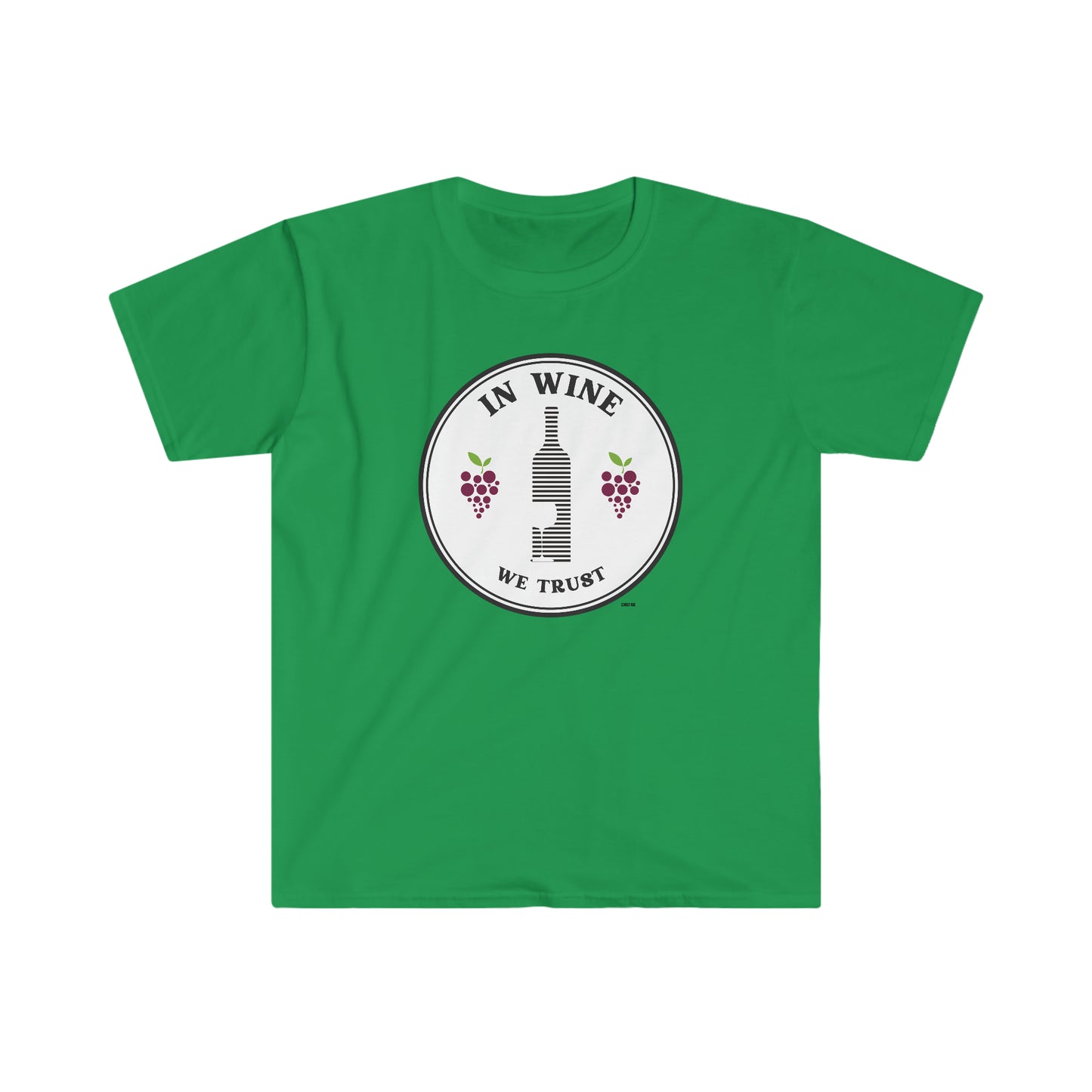 In Wine We Trust, Unisex Softstyle T-Shirt