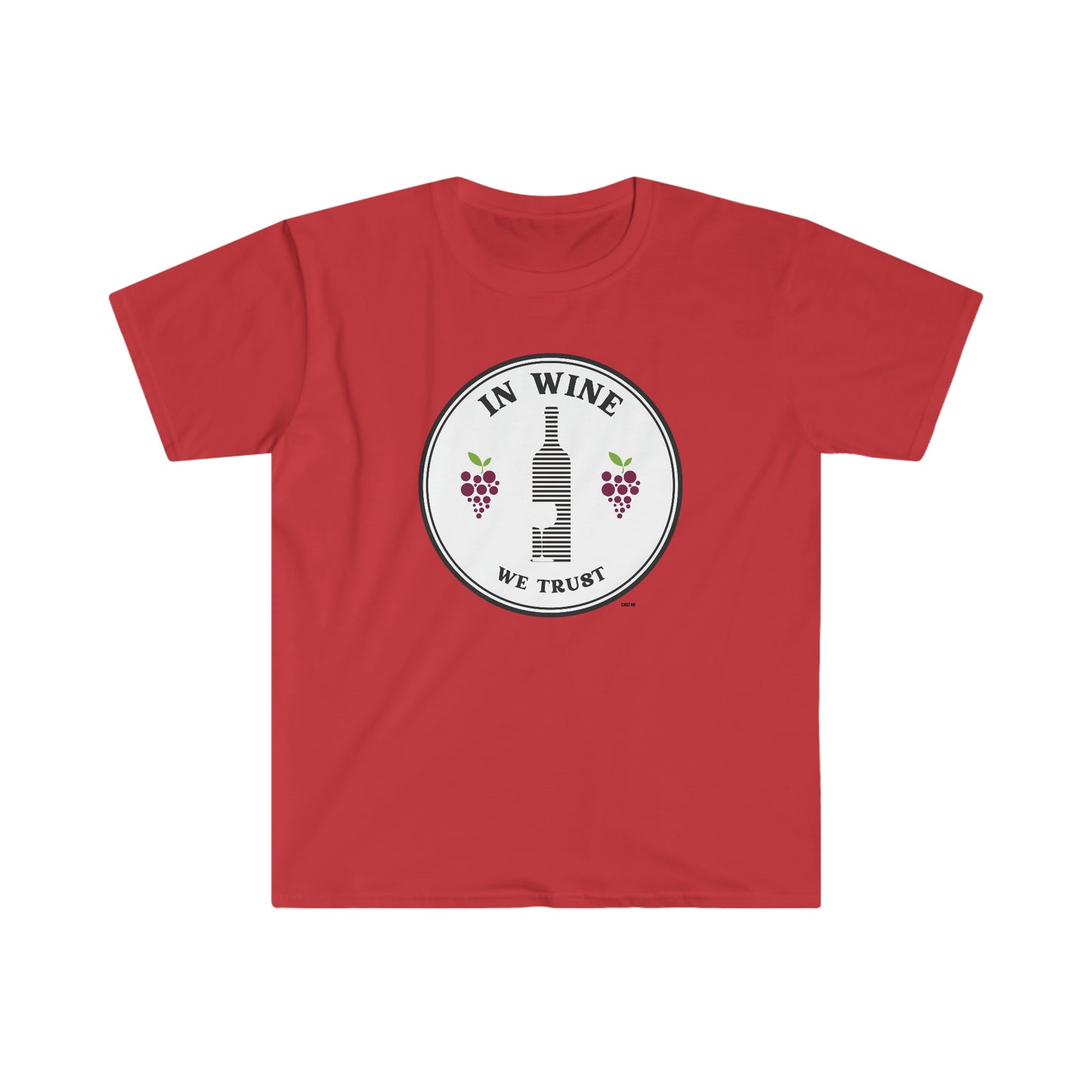 In Wine We Trust, Unisex Softstyle T-Shirt