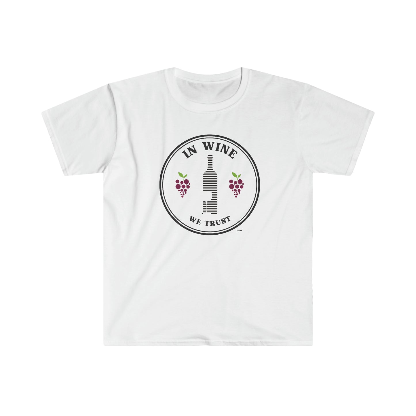 In Wine We Trust, Unisex Softstyle T-Shirt