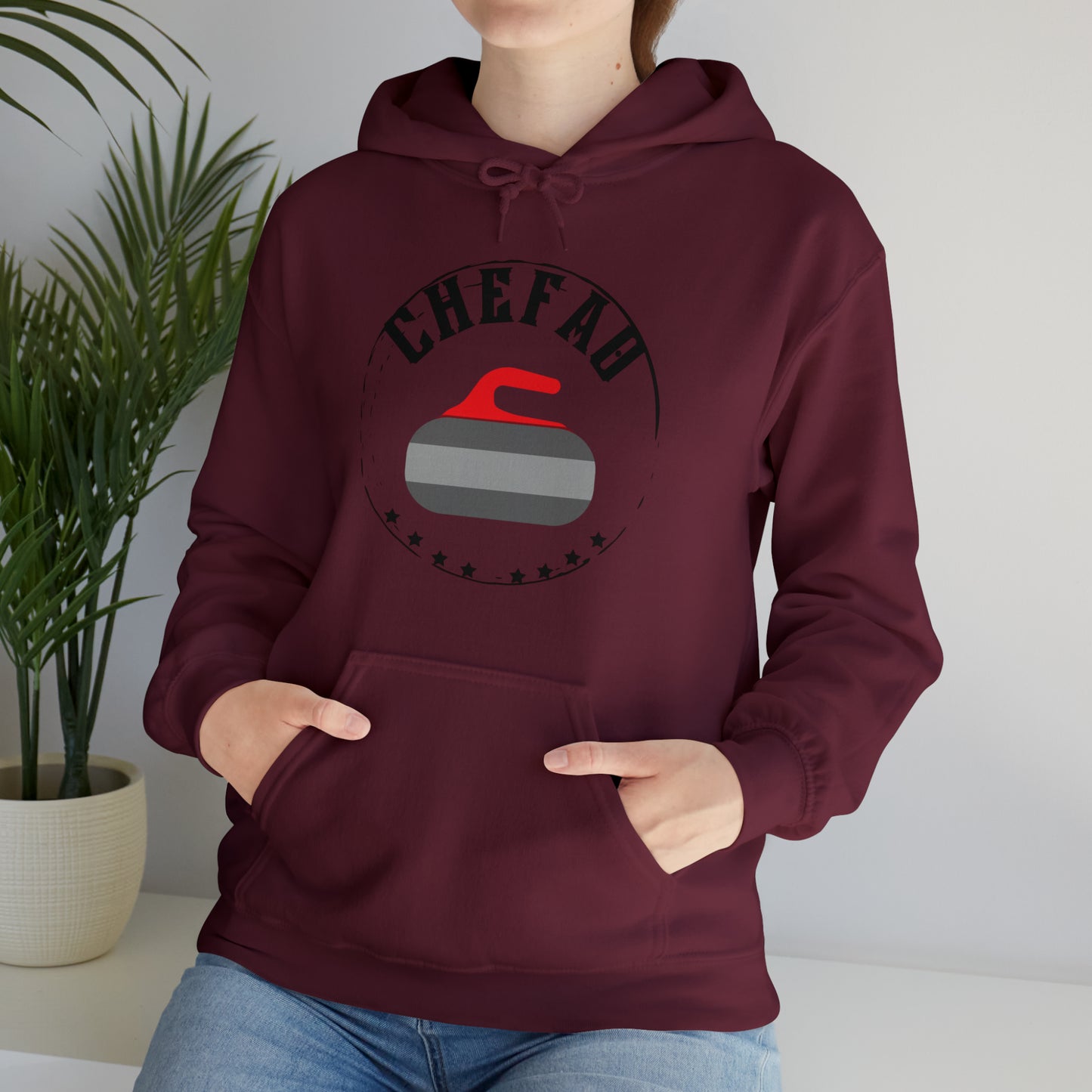 Chefao Curling I, Unisex Heavy Blend Hooded Sweatshirt