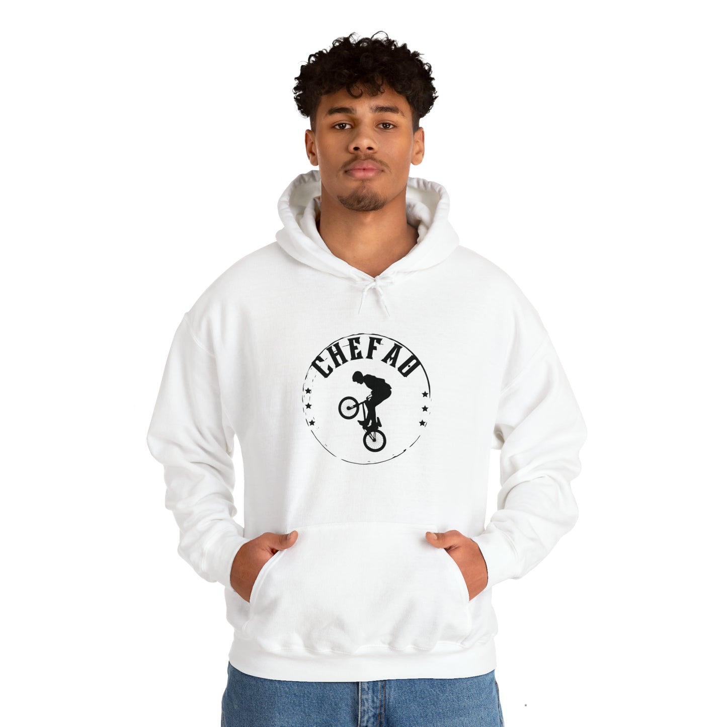 Chefao BMX II, Unisex Heavy Blend Hooded Sweatshirt