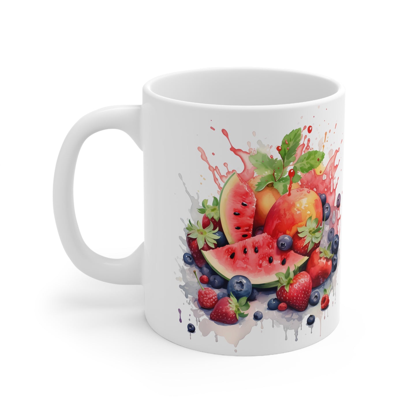 Summer Fruits Coffee Mug, 11oz