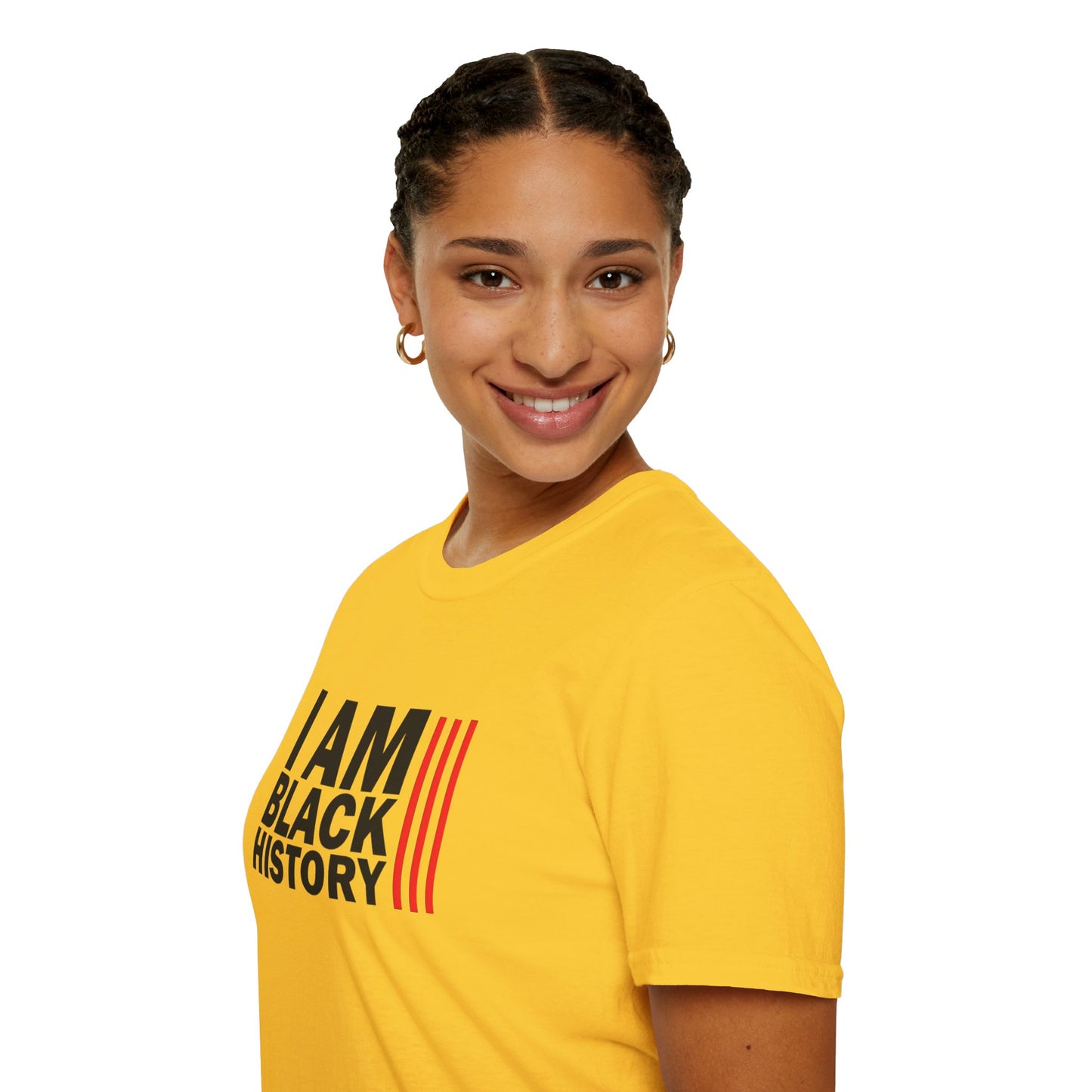 Chefao I Am Black History I, Unisex Softstyle T-Shirt