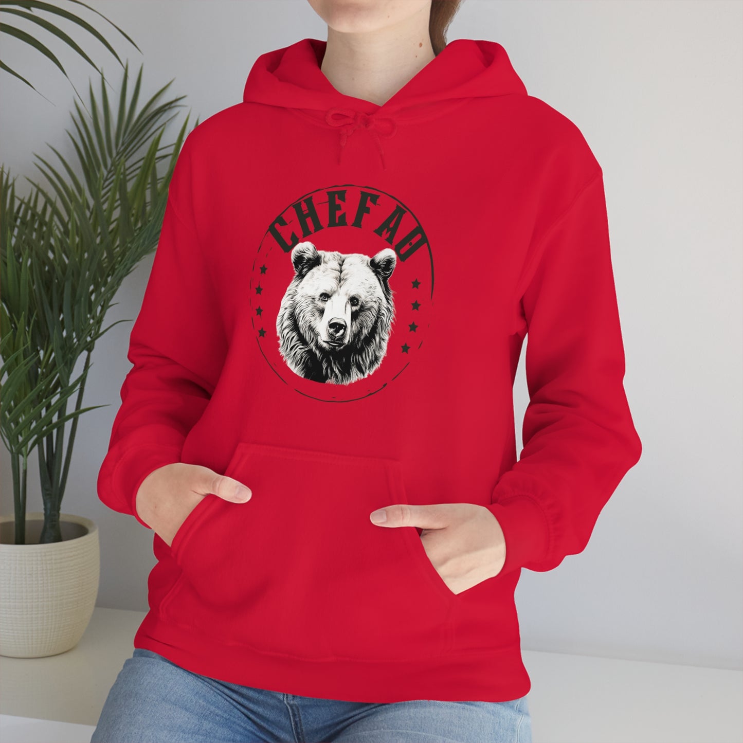 Chefao Bear I, Unisex Heavy Blend Hooded Sweatshirt