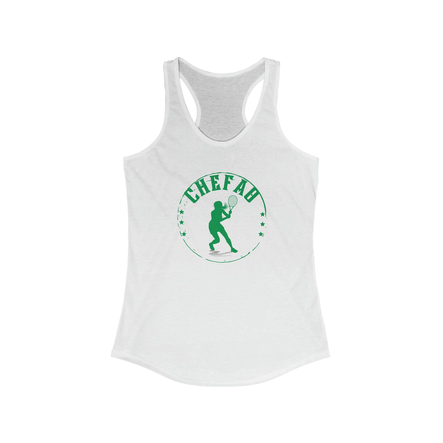 Chefao Tennis III, Women's Racerback Tank